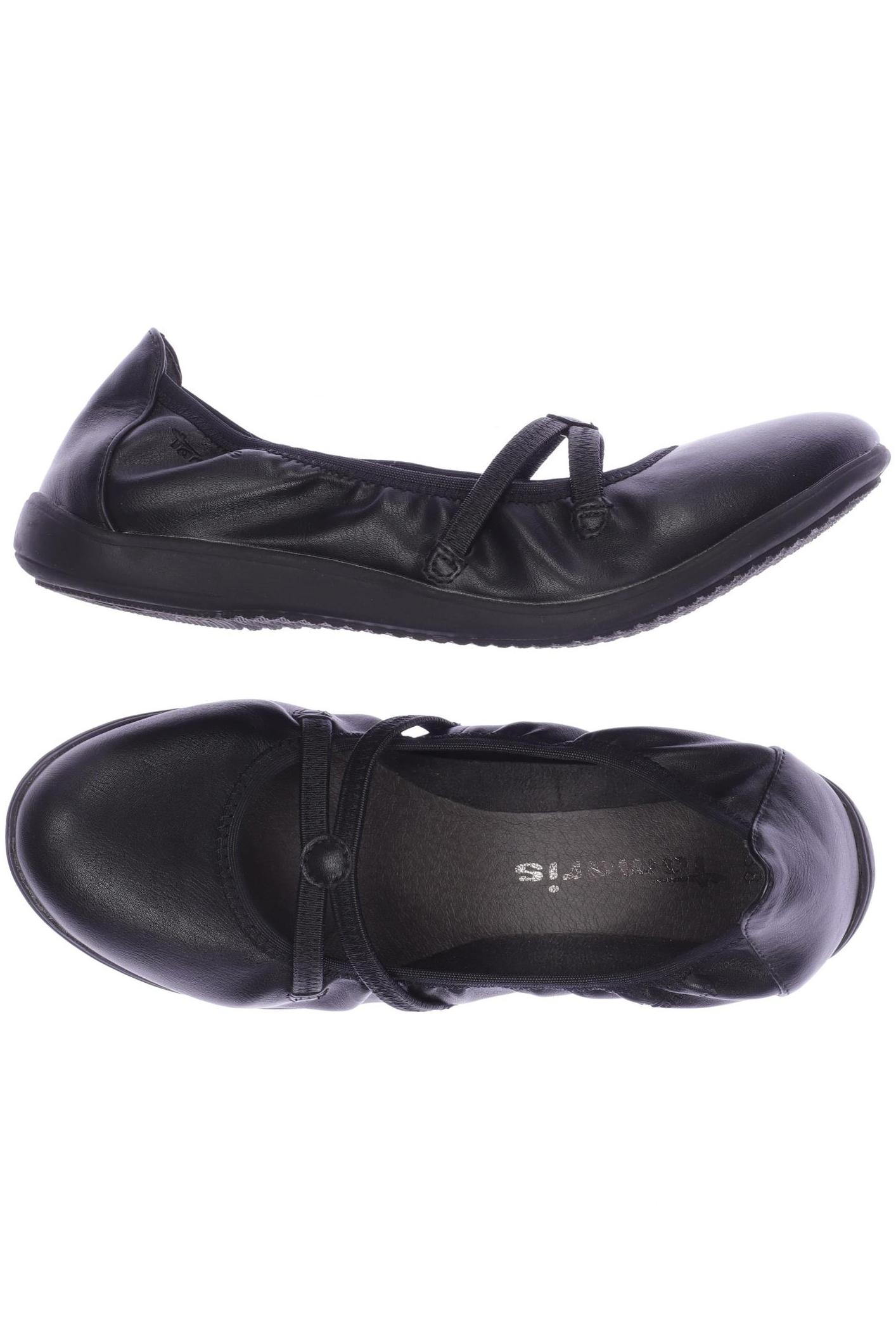 

Tamaris Damen Ballerinas, schwarz, Gr. 38