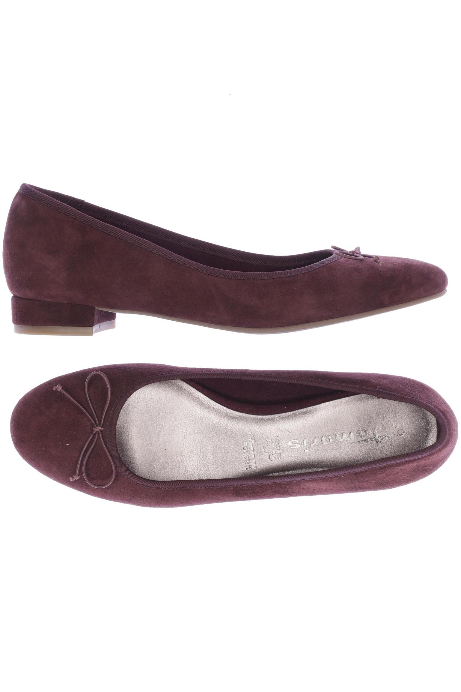 

Tamaris Damen Ballerinas, bordeaux, Gr. 39