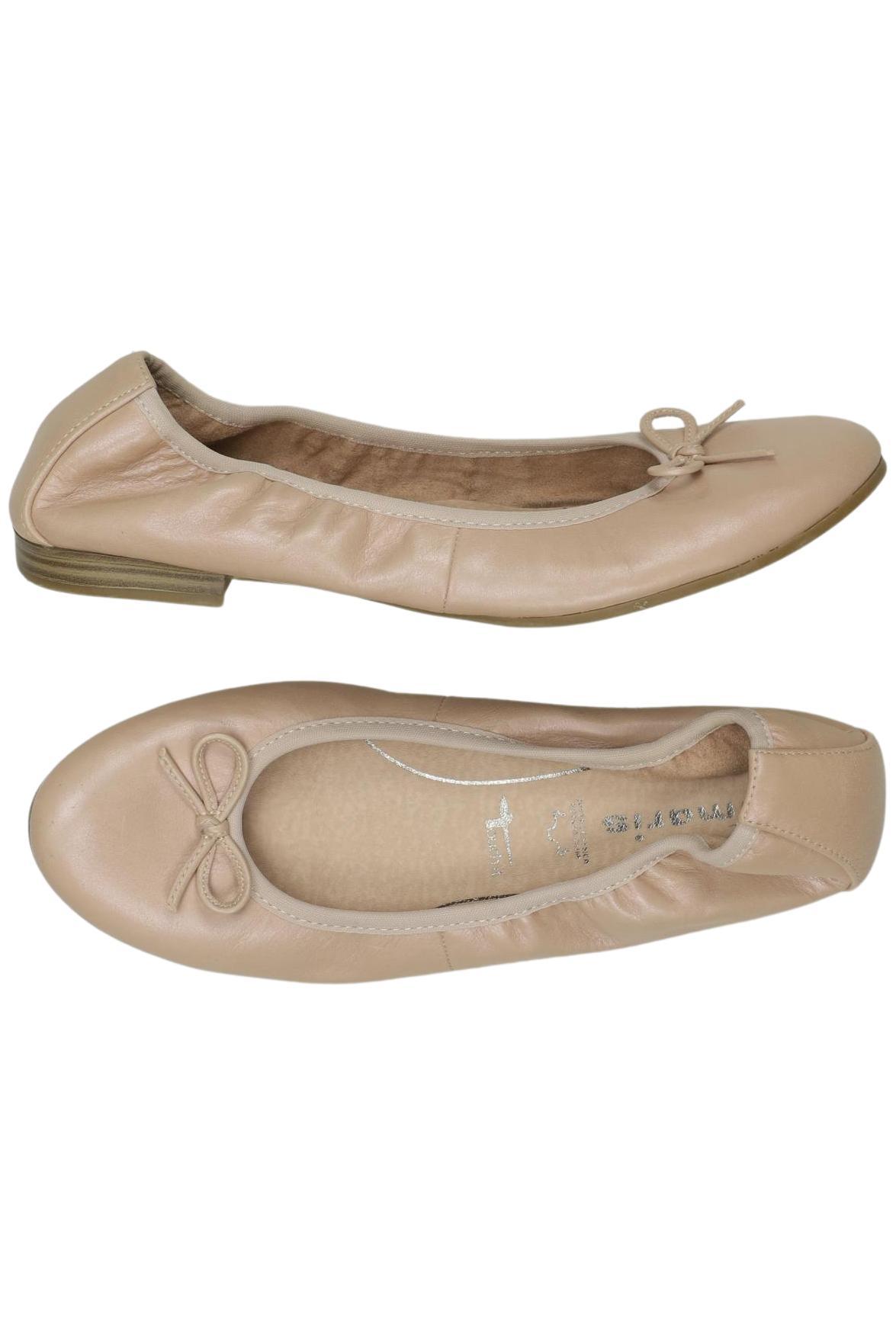

Tamaris Damen Ballerinas, beige, Gr. 39