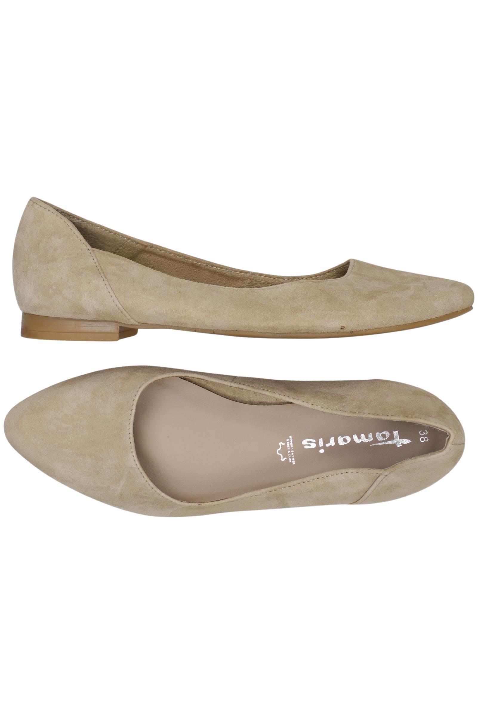 

Tamaris Damen Ballerinas, beige, Gr. 38