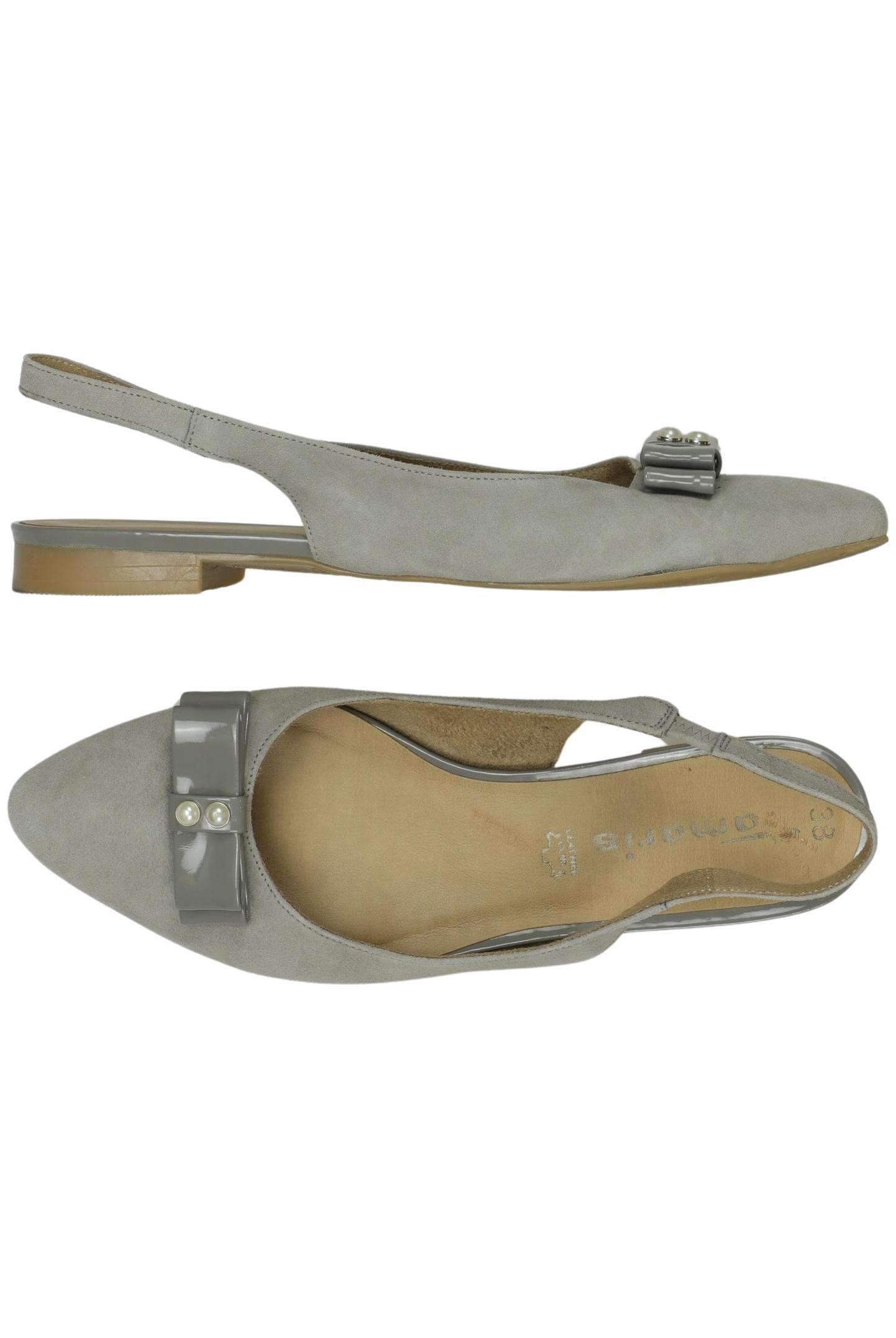 

Tamaris Damen Ballerinas, grau, Gr. 38