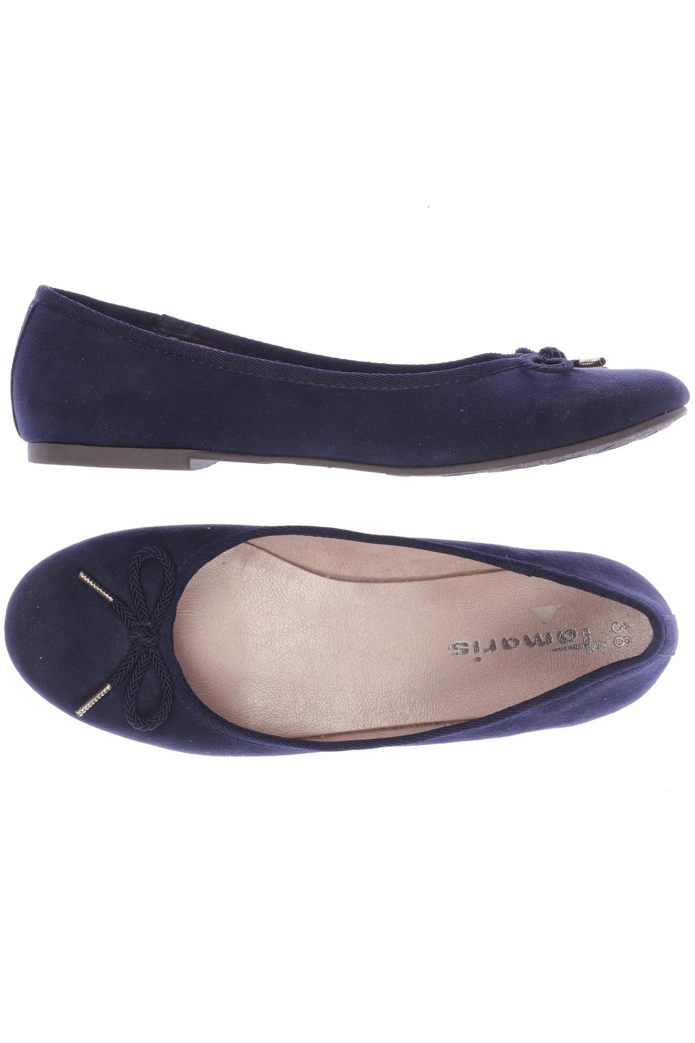 

Tamaris Damen Ballerinas, marineblau, Gr. 38