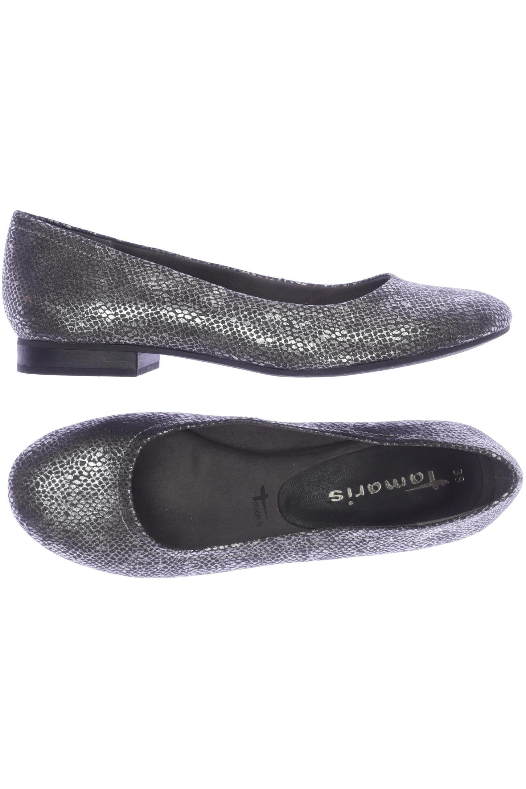 

Tamaris Damen Ballerinas, grau, Gr. 38