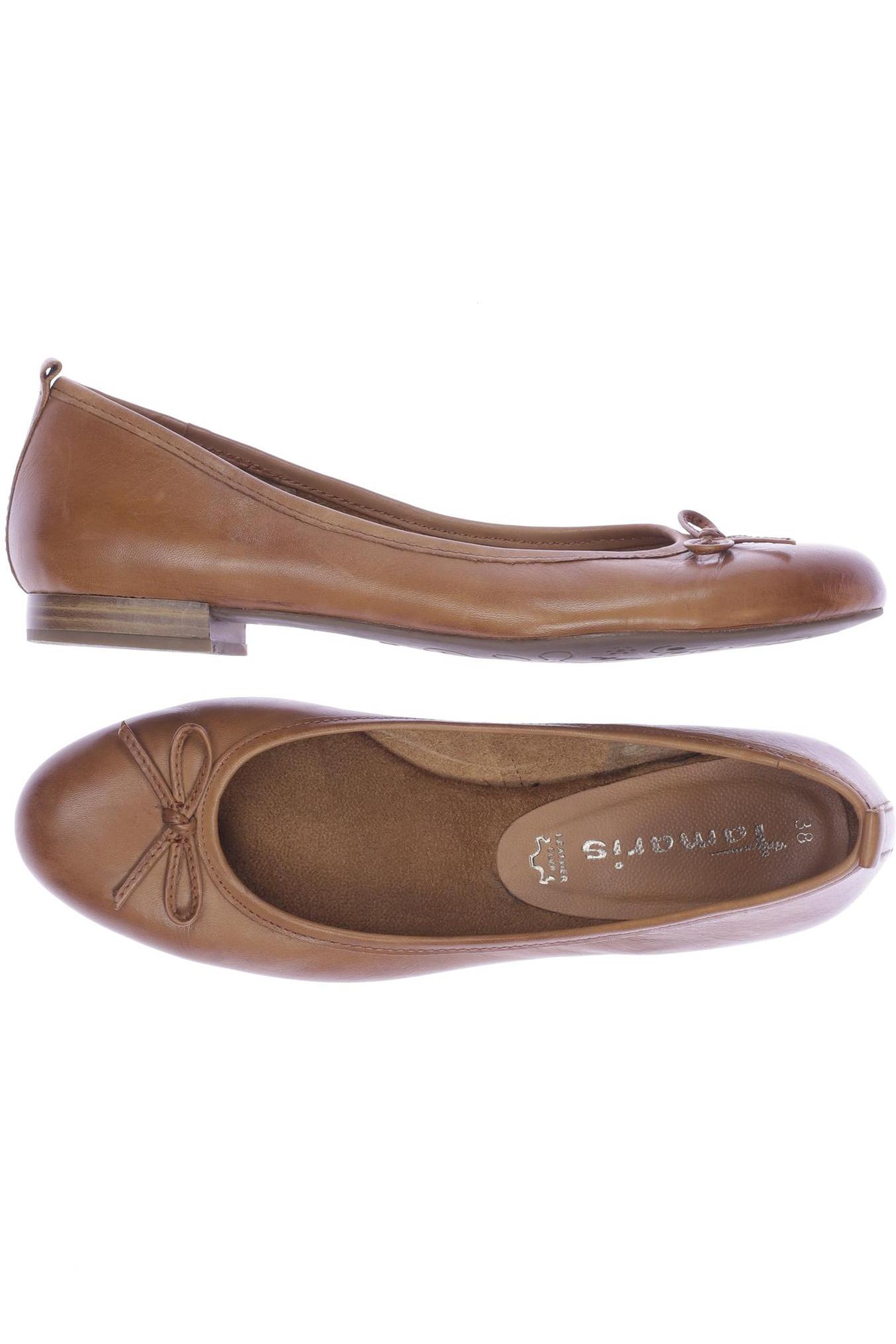 

Tamaris Damen Ballerinas, braun, Gr. 38