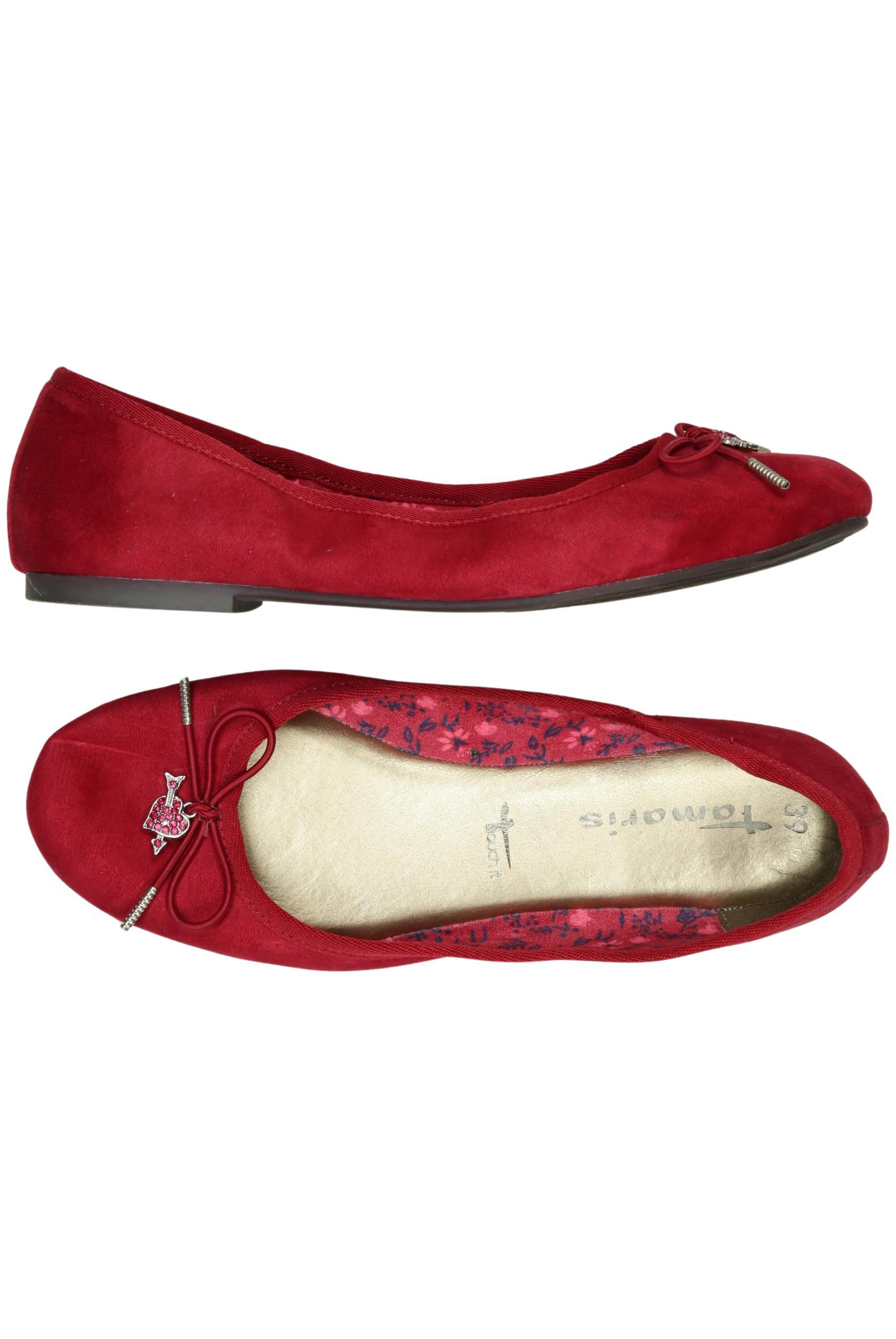 

Tamaris Damen Ballerinas, bordeaux, Gr. 39
