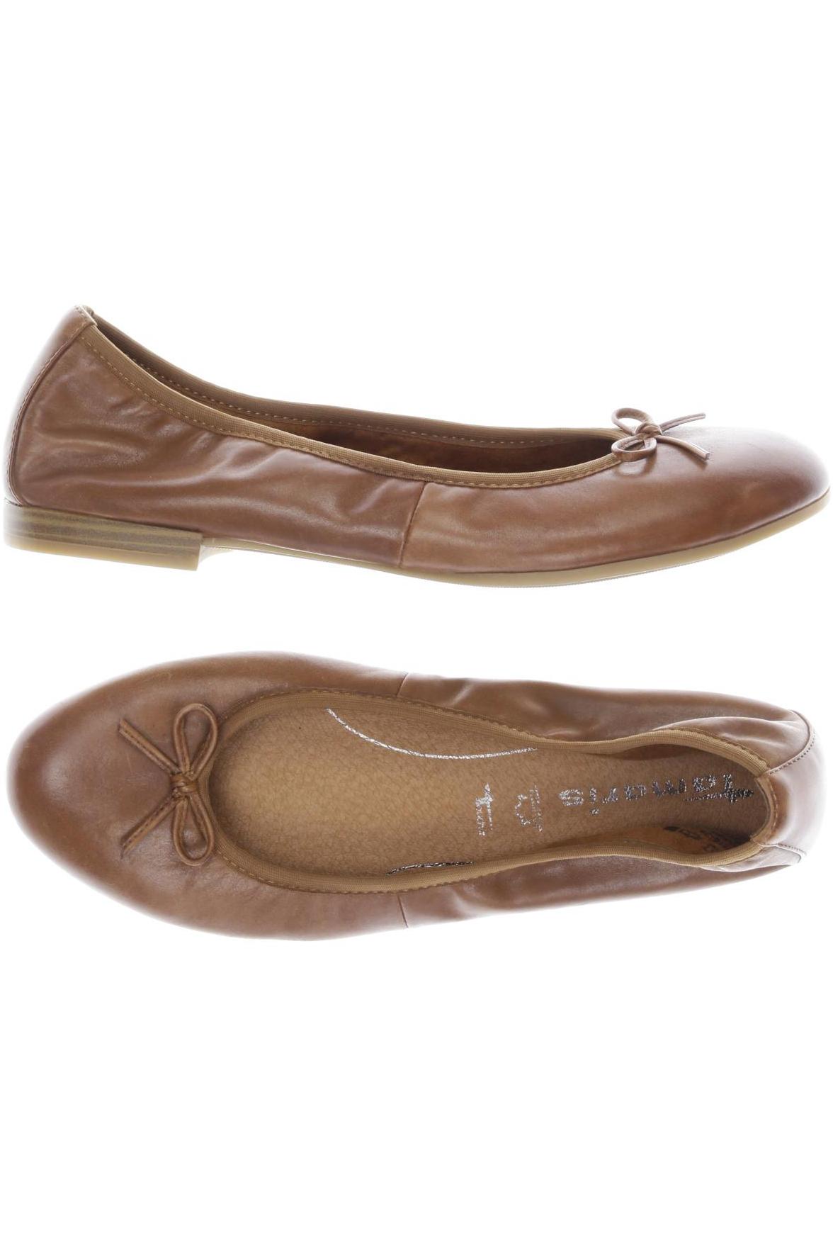 

Tamaris Damen Ballerinas, braun, Gr. 39