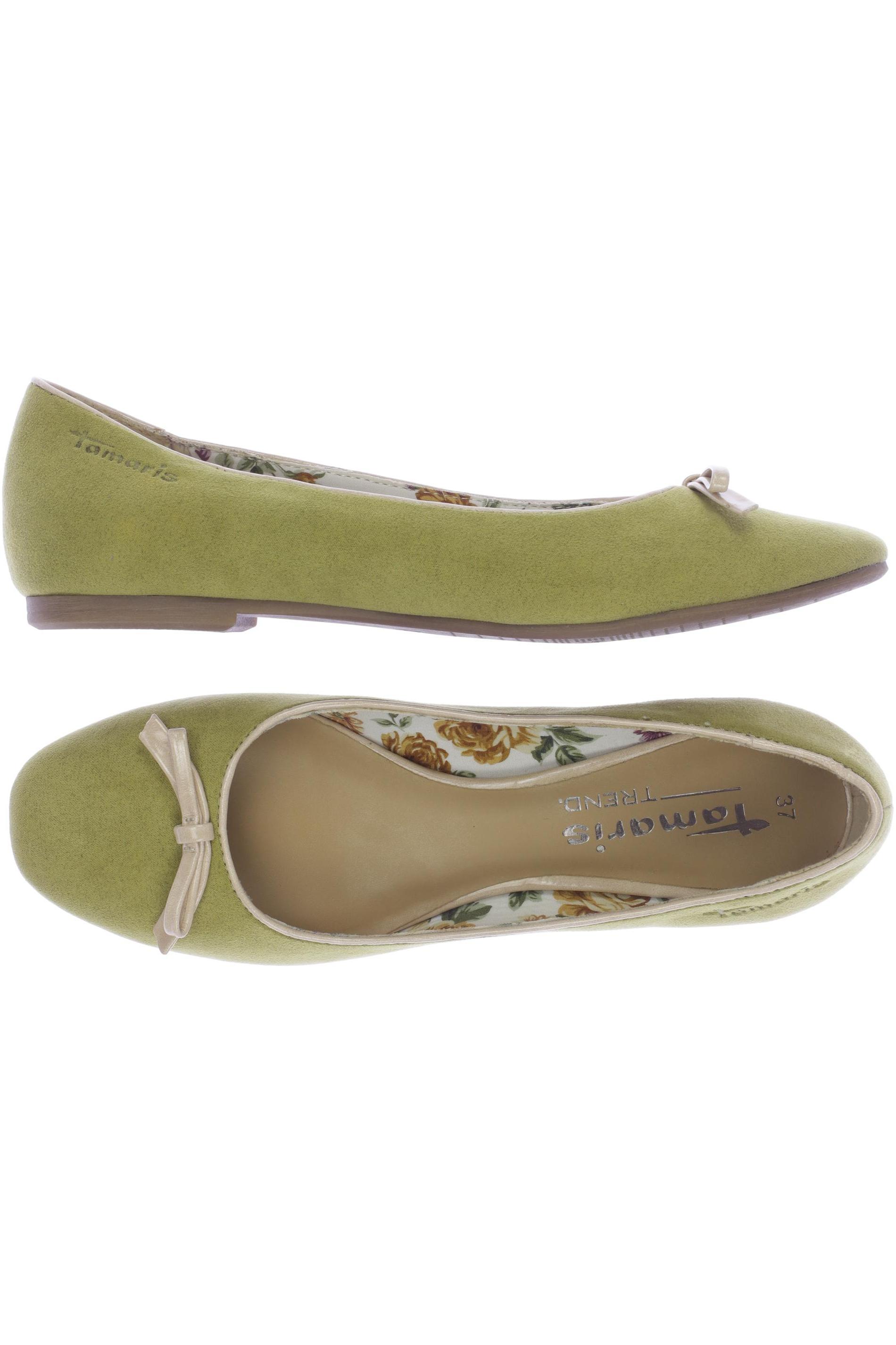 

Tamaris Damen Ballerinas, grün, Gr. 37