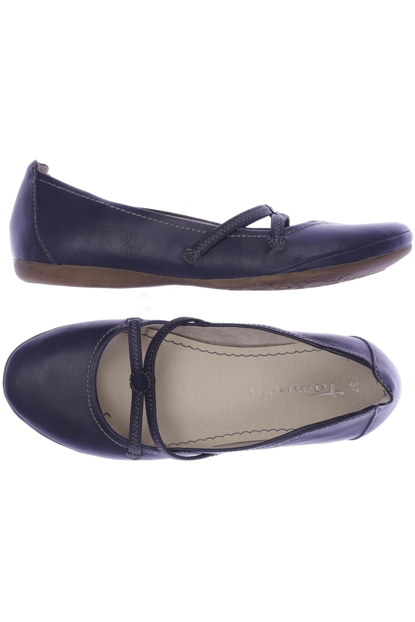

Tamaris Damen Ballerinas, marineblau, Gr. 37