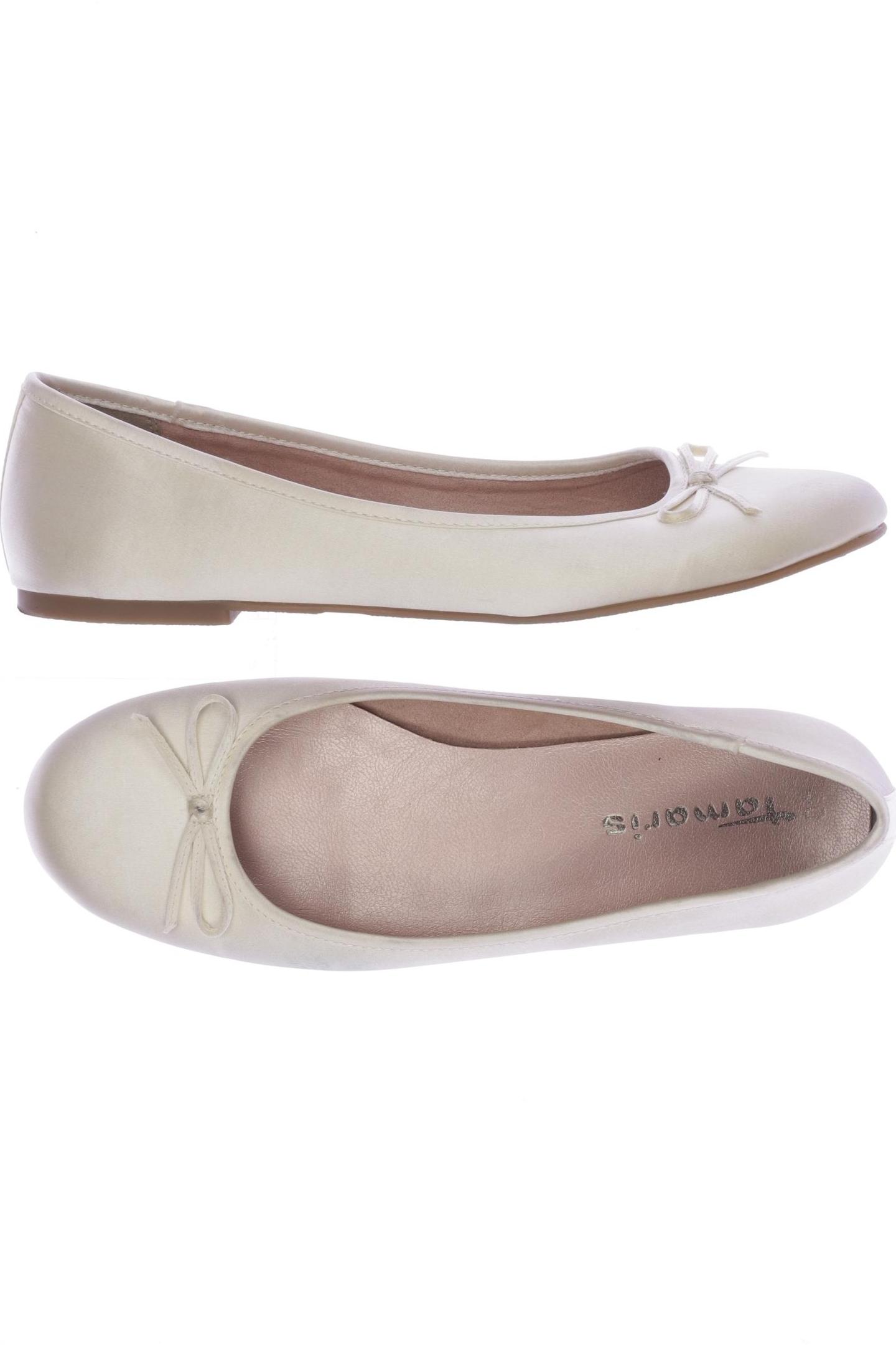 

Tamaris Damen Ballerinas, cremeweiß, Gr. 40
