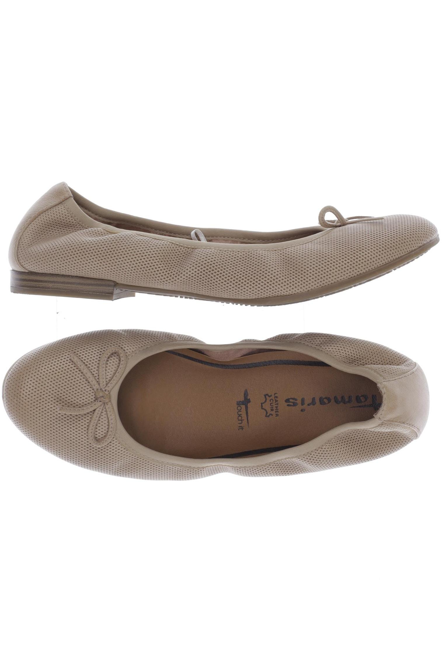 

Tamaris Damen Ballerinas, beige, Gr. 38