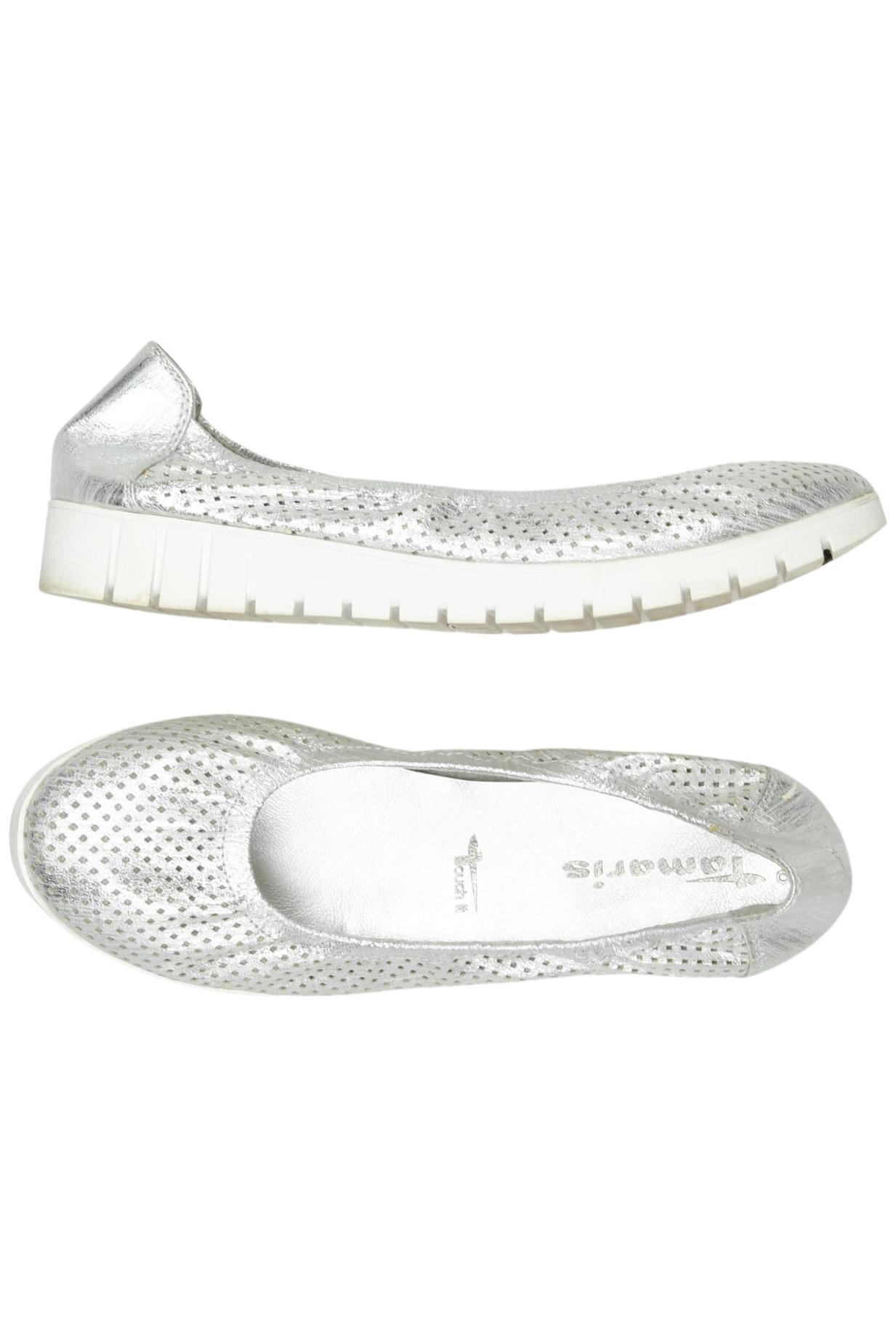 

Tamaris Damen Ballerinas, silber, Gr. 38