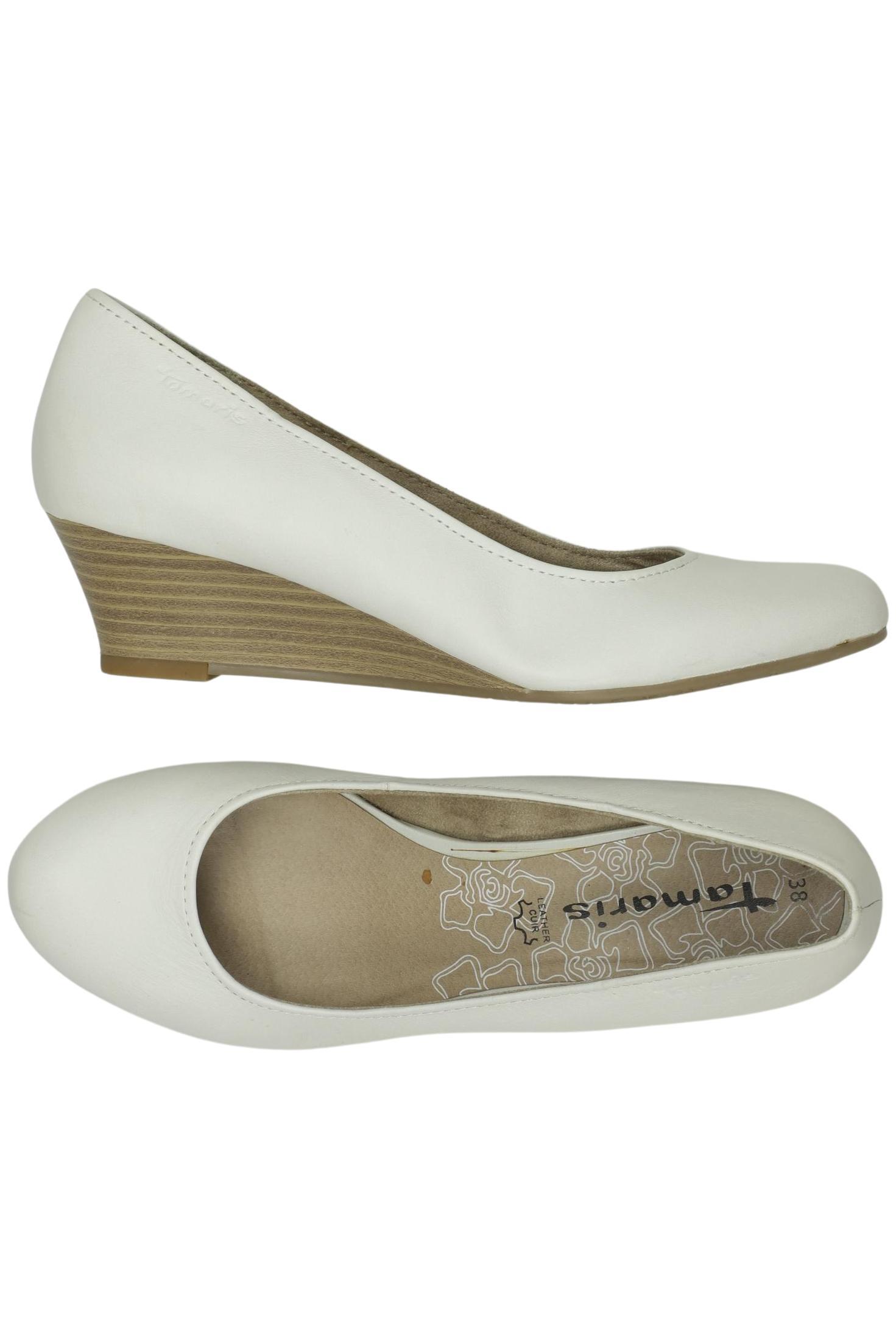 

Tamaris Damen Ballerinas, weiß, Gr. 38