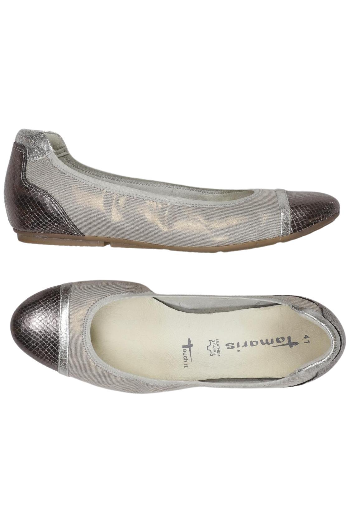 

Tamaris Damen Ballerinas, grau, Gr. 41