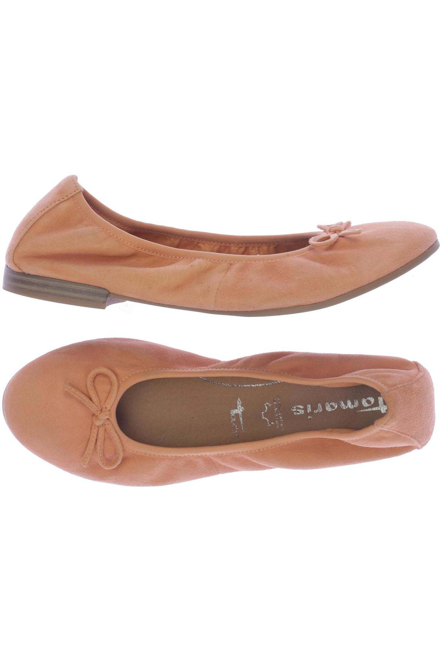 

Tamaris Damen Ballerinas, orange, Gr. 38