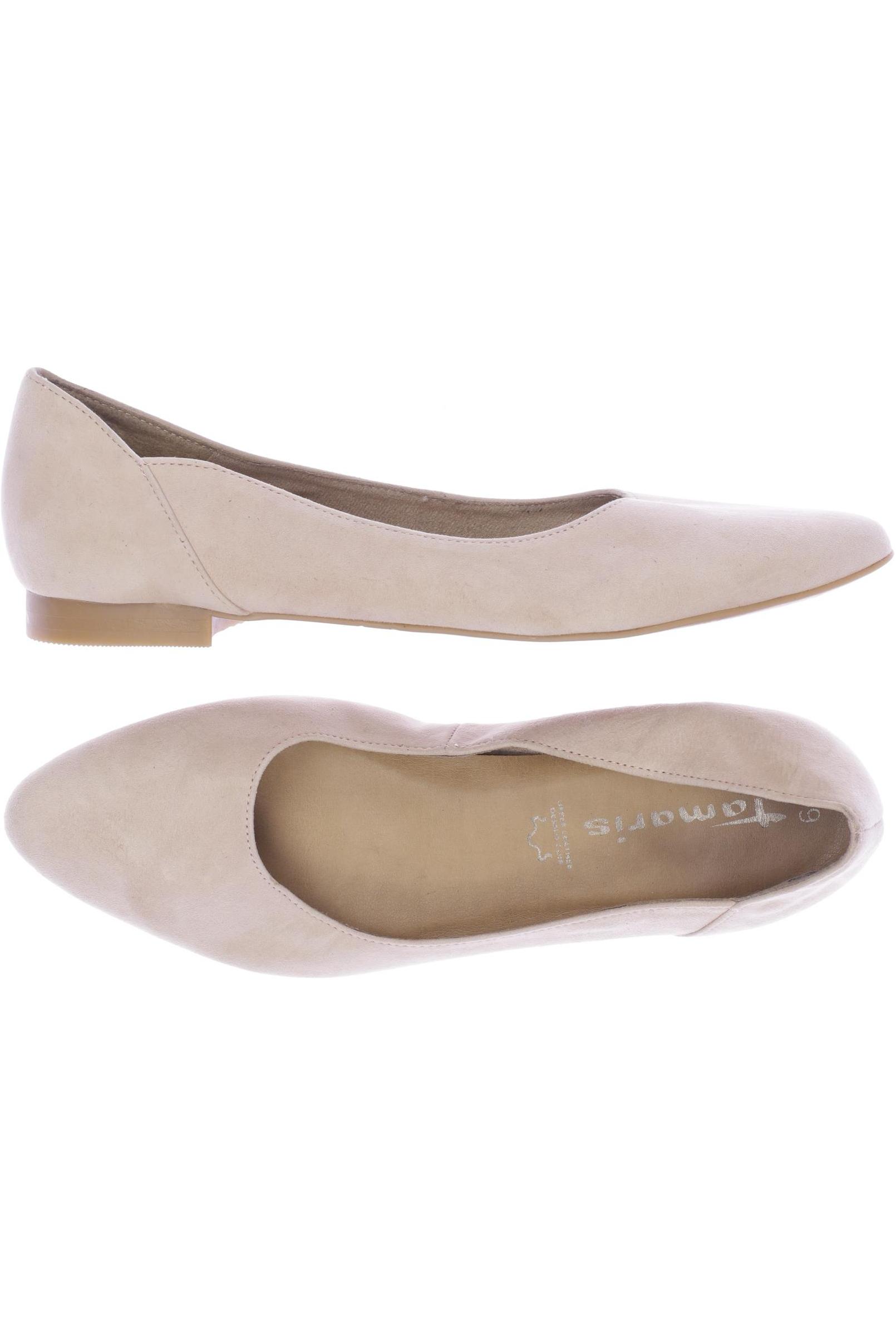 

Tamaris Damen Ballerinas, beige, Gr. 39