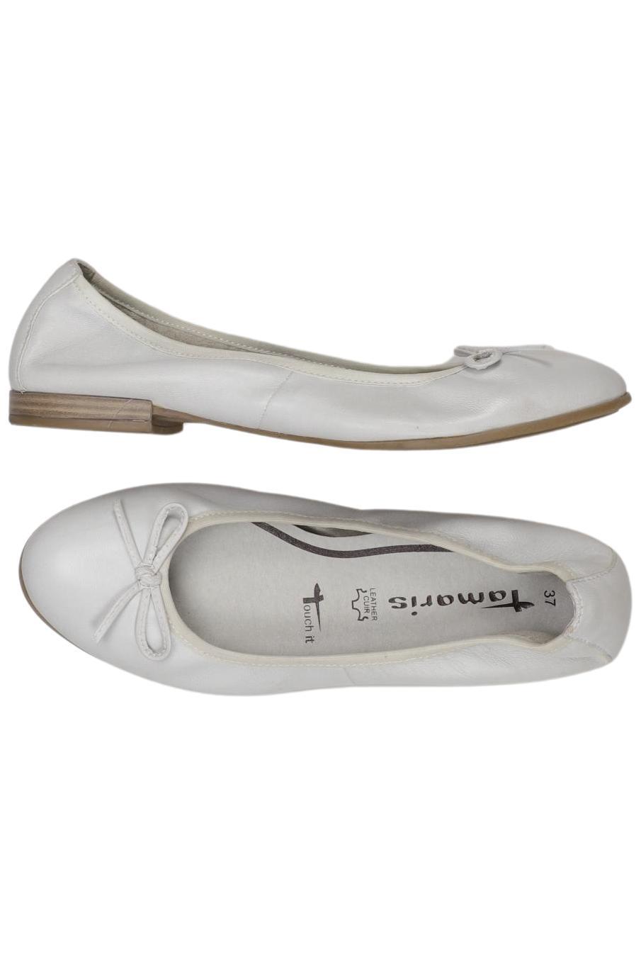 

Tamaris Damen Ballerinas, weiß, Gr. 37