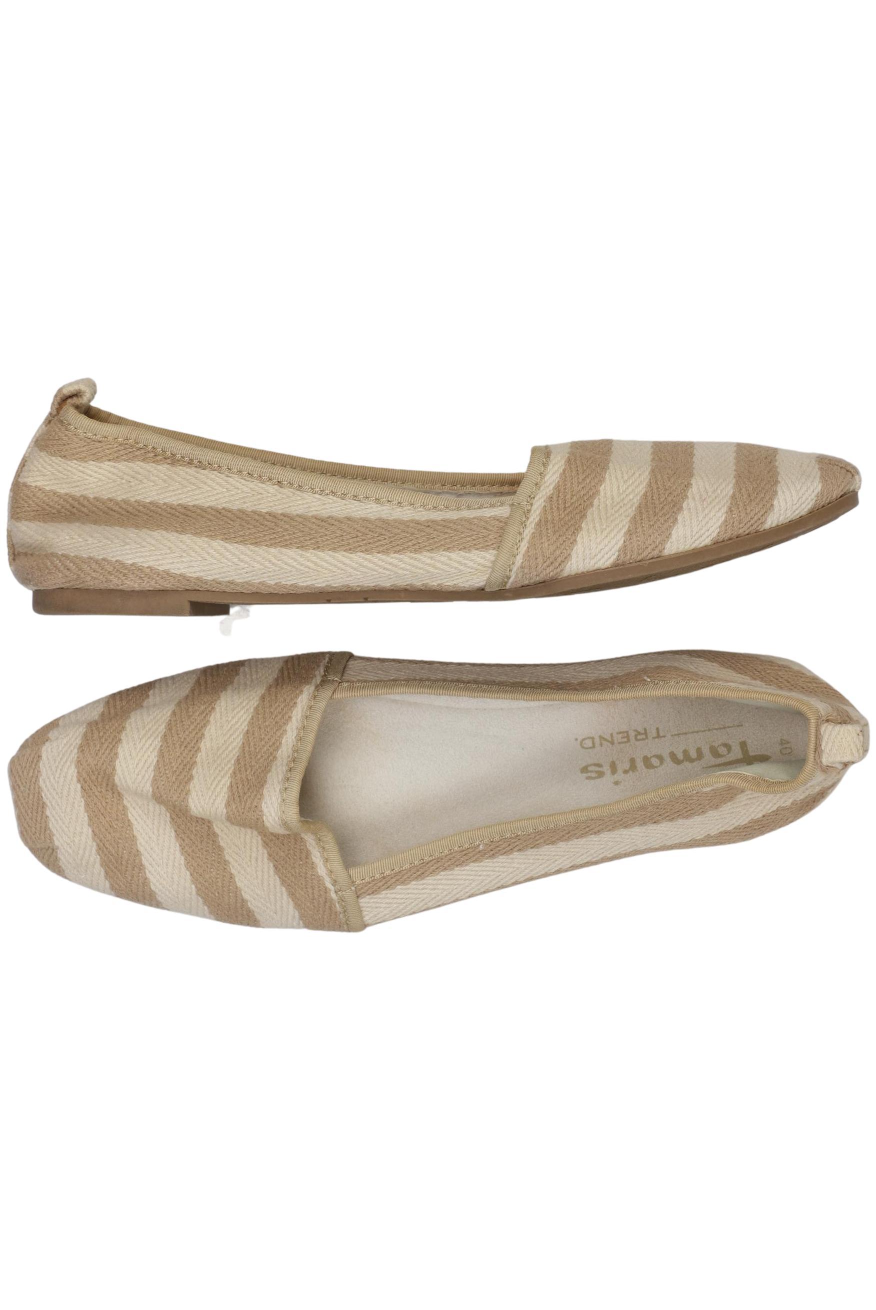 

Tamaris Damen Ballerinas, beige, Gr. 40