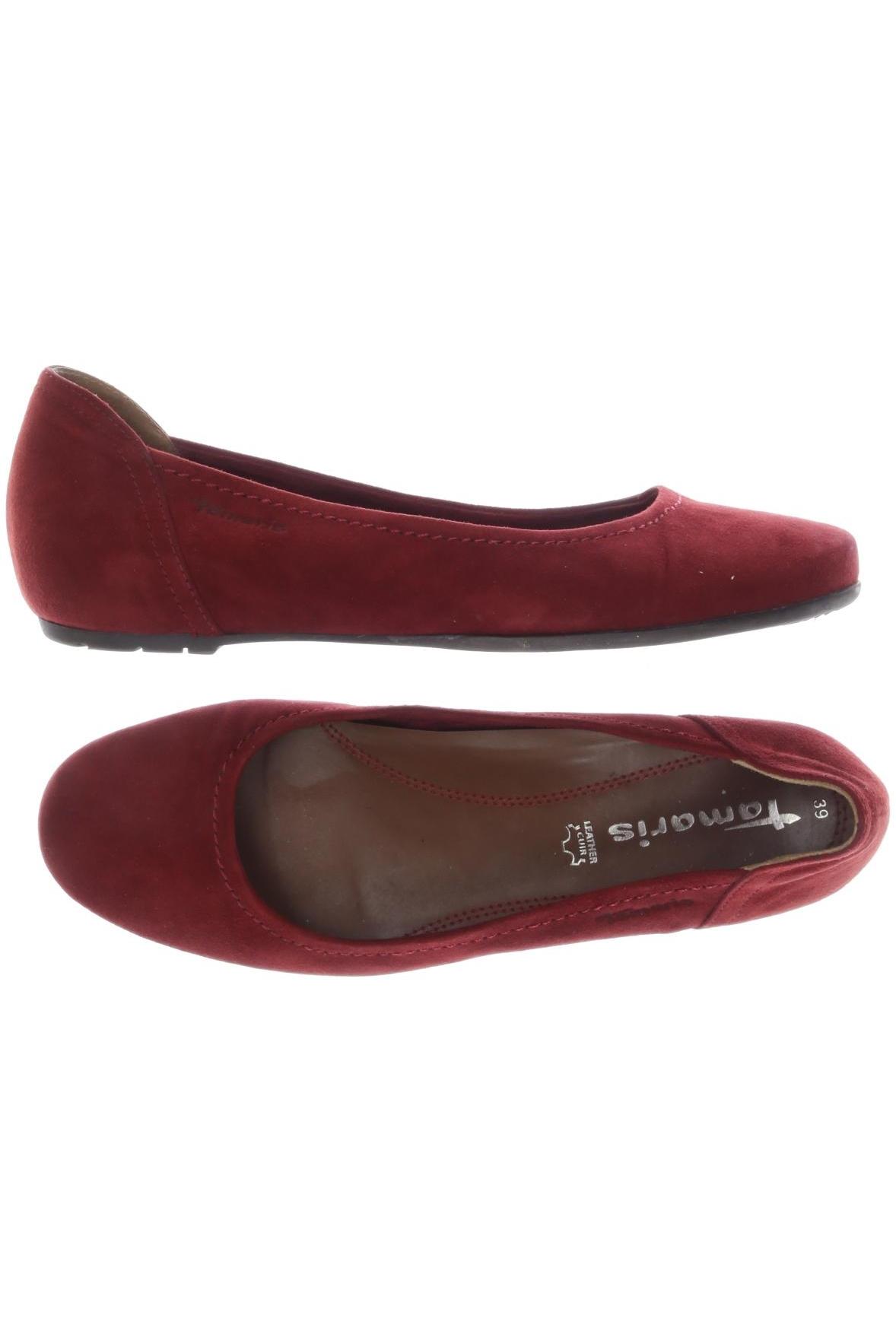 

Tamaris Damen Ballerinas, bordeaux, Gr. 39