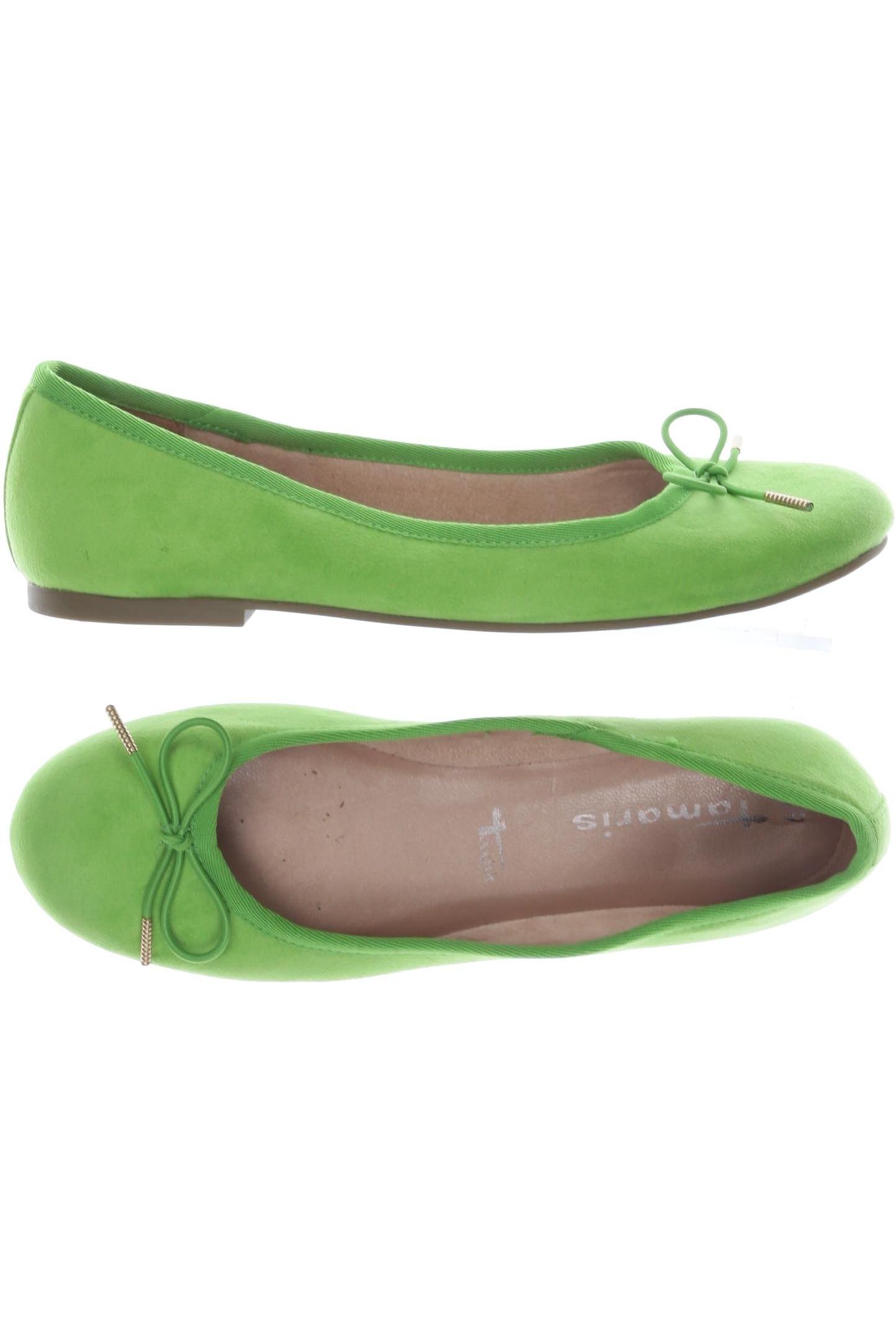 

Tamaris Damen Ballerinas, grün, Gr. 39