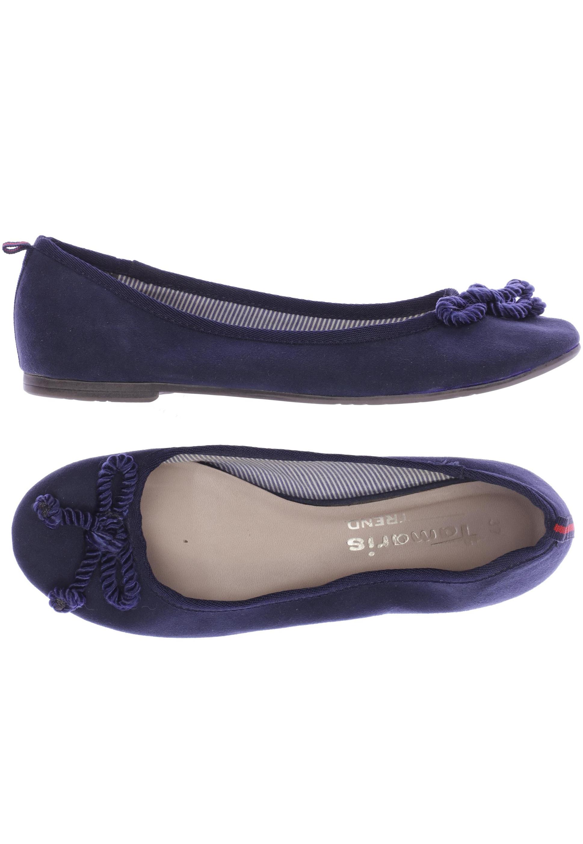 

Tamaris Damen Ballerinas, marineblau, Gr. 37