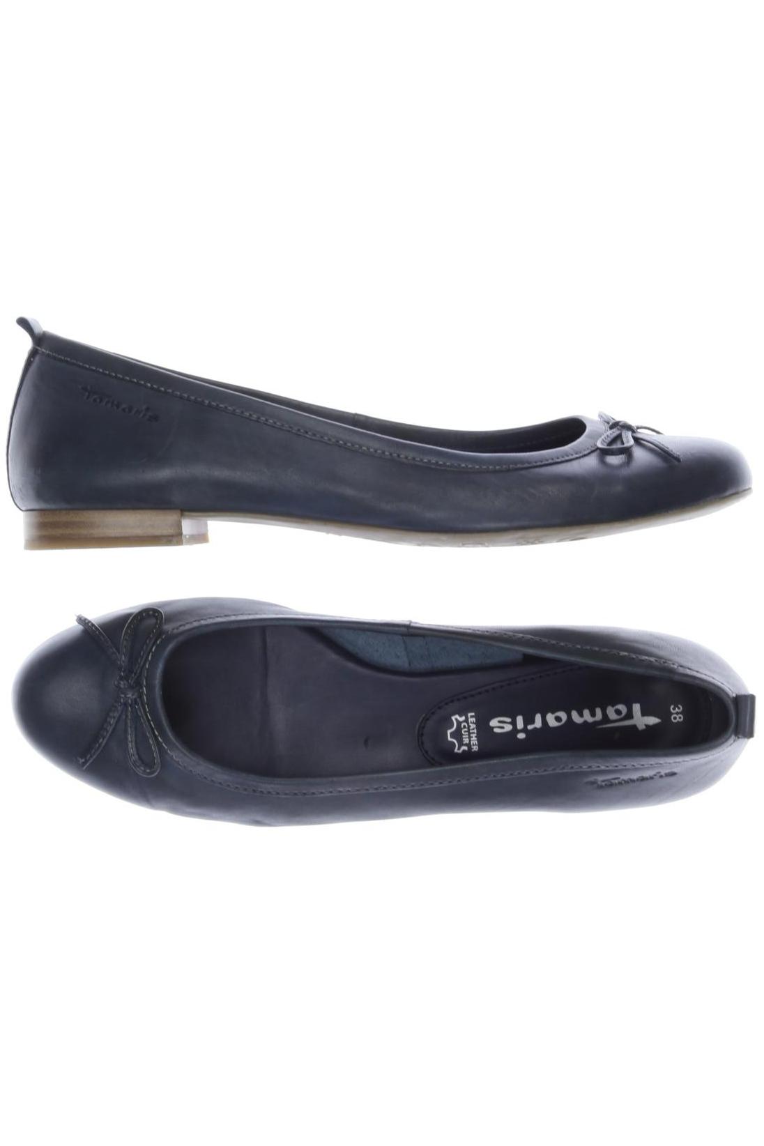

Tamaris Damen Ballerinas, marineblau, Gr. 38