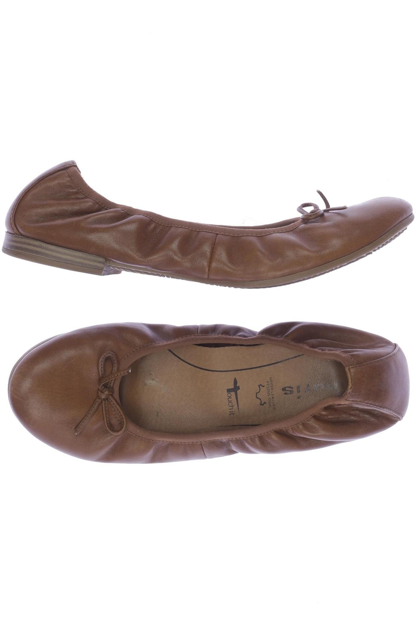

Tamaris Damen Ballerinas, braun, Gr. 40