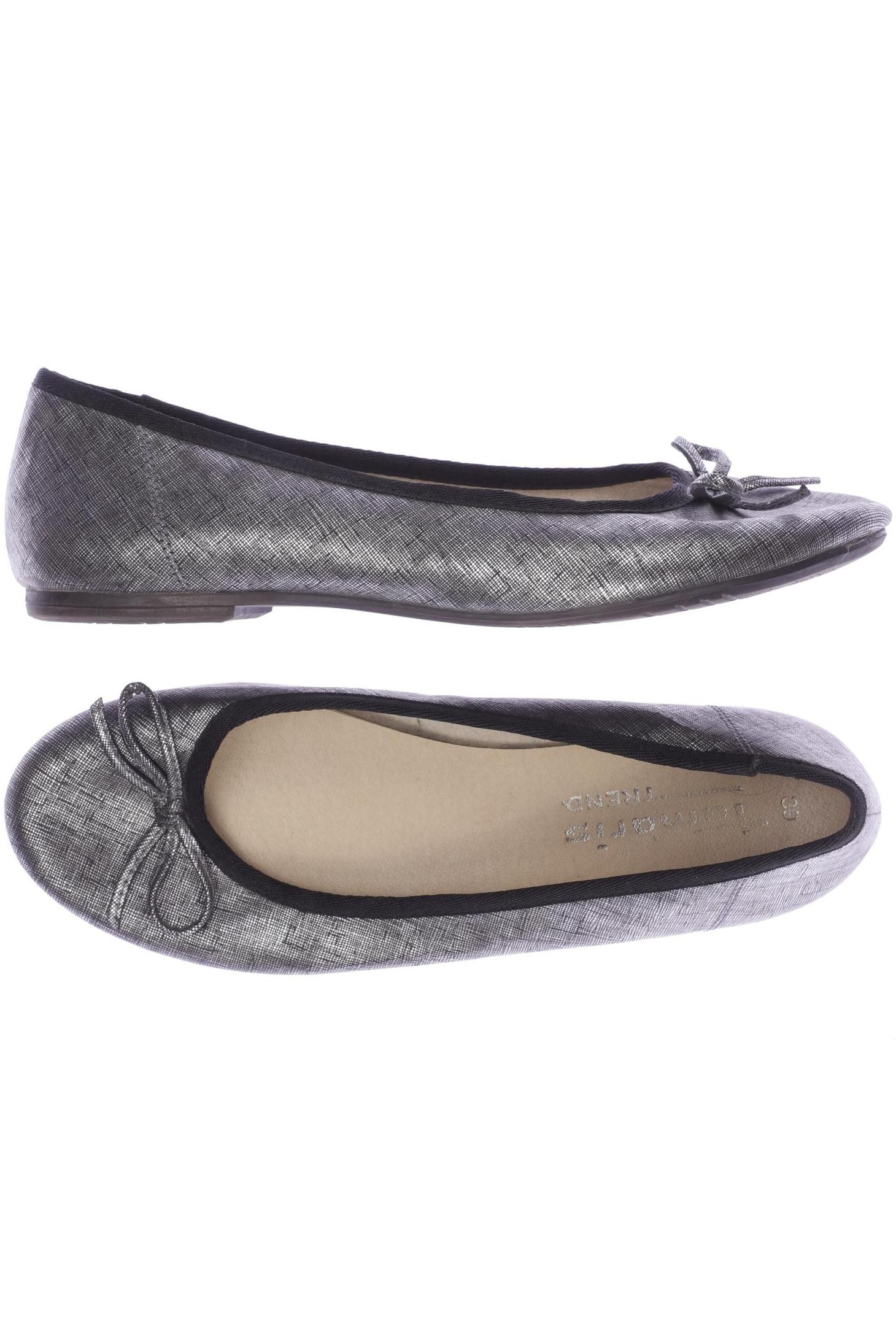 

Tamaris Damen Ballerinas, silber, Gr. 39
