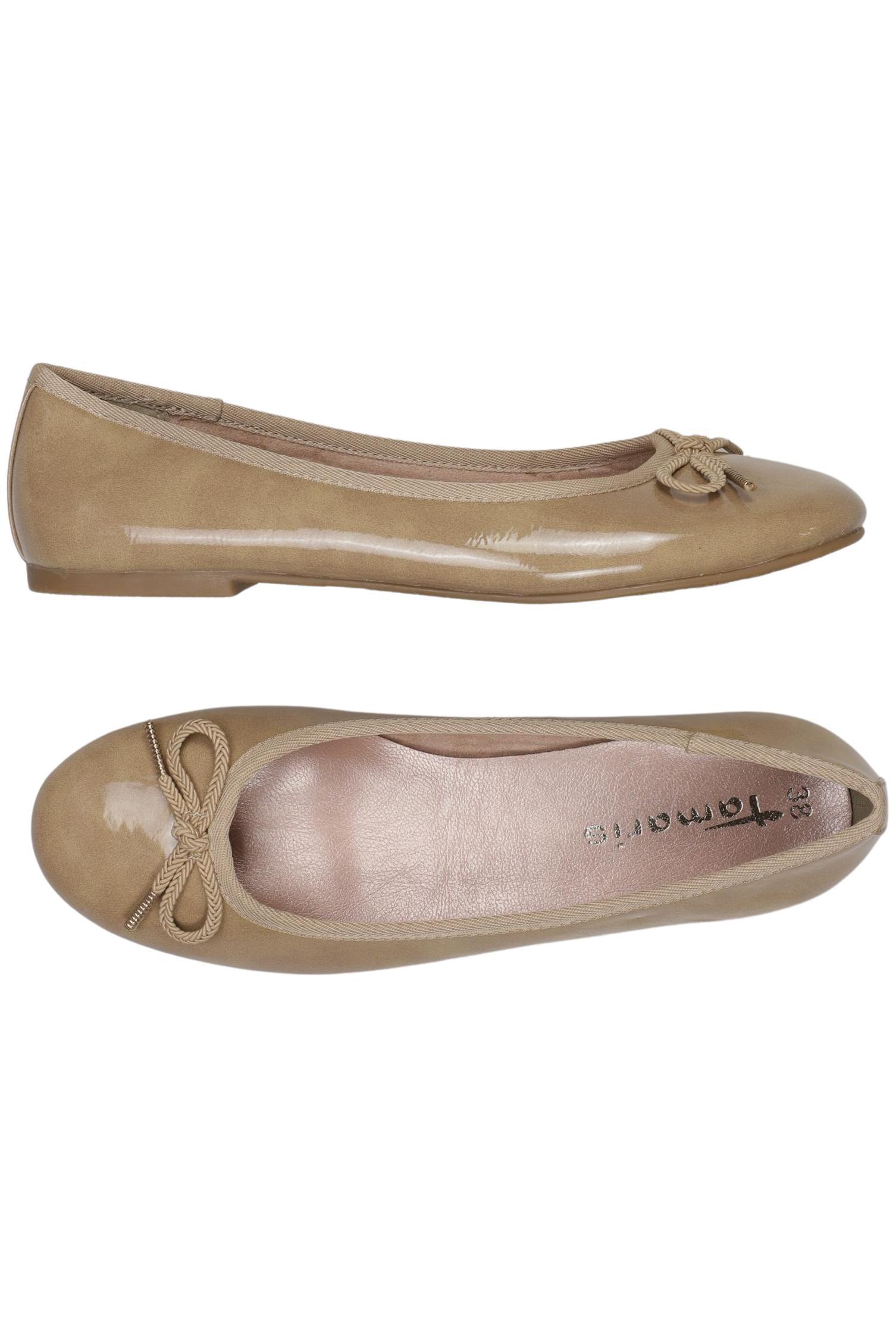 

Tamaris Damen Ballerinas, beige, Gr. 38