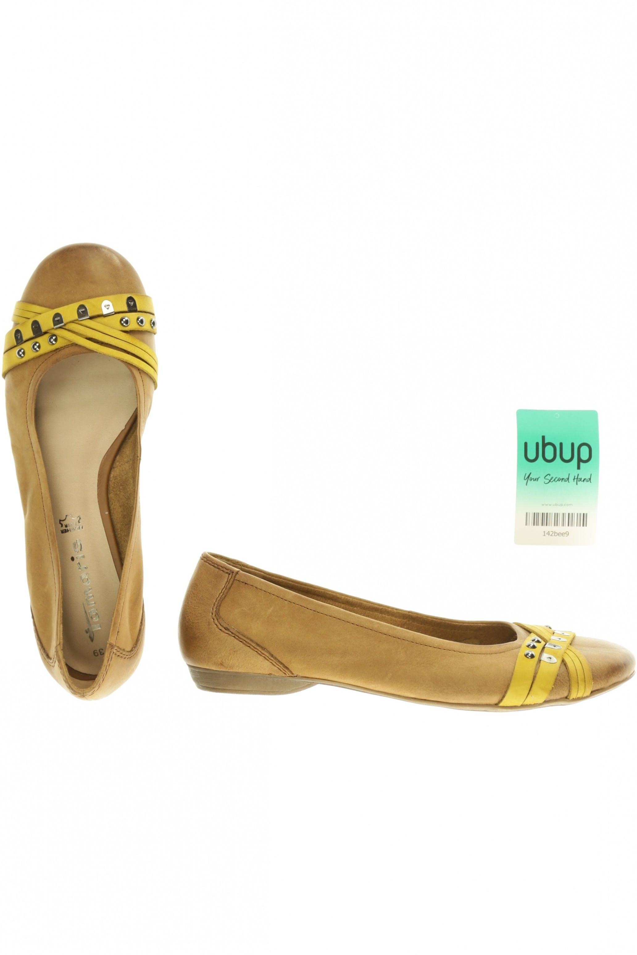 

Tamaris Damen Ballerinas, beige, Gr. 39