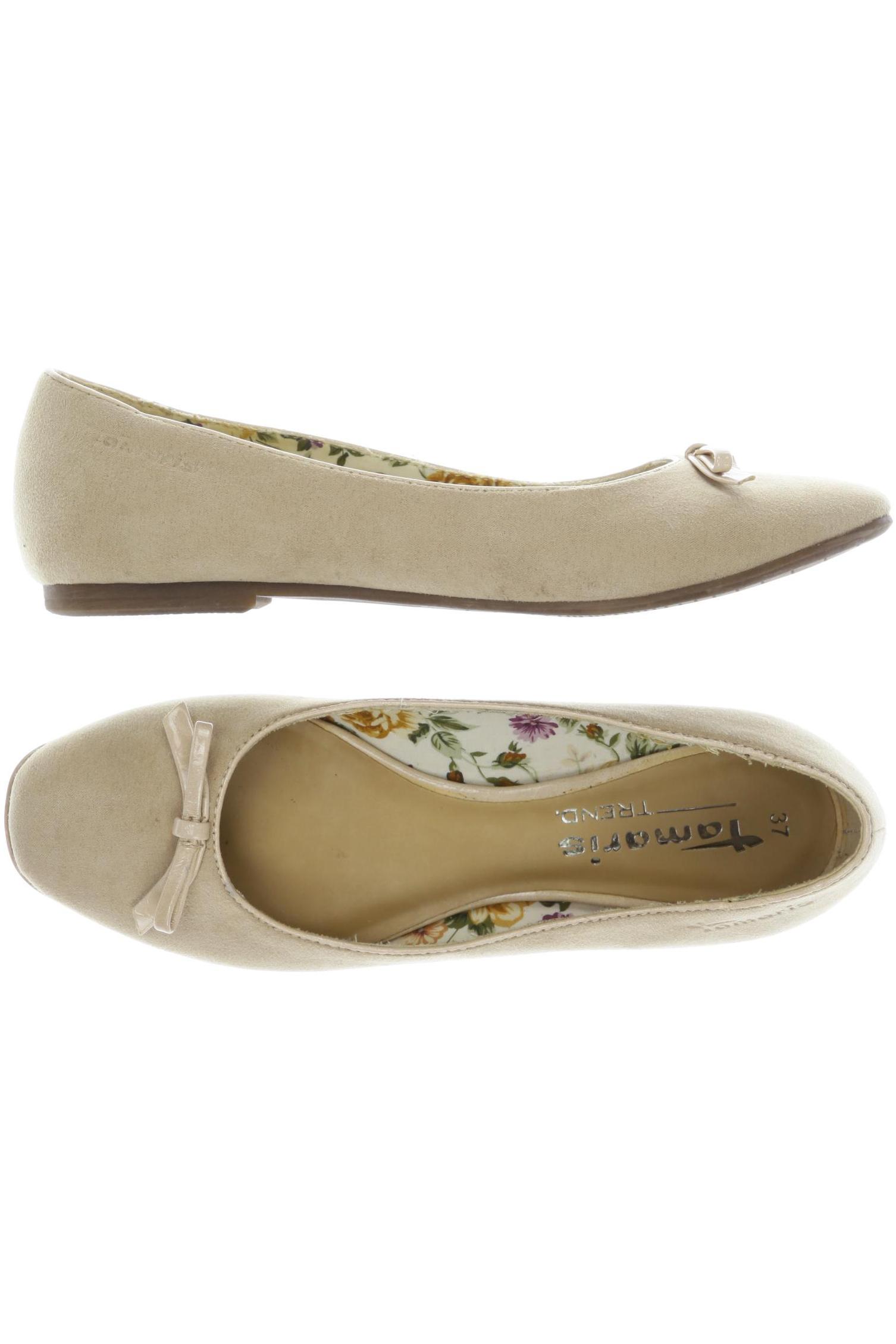 

Tamaris Damen Ballerinas, beige, Gr. 37