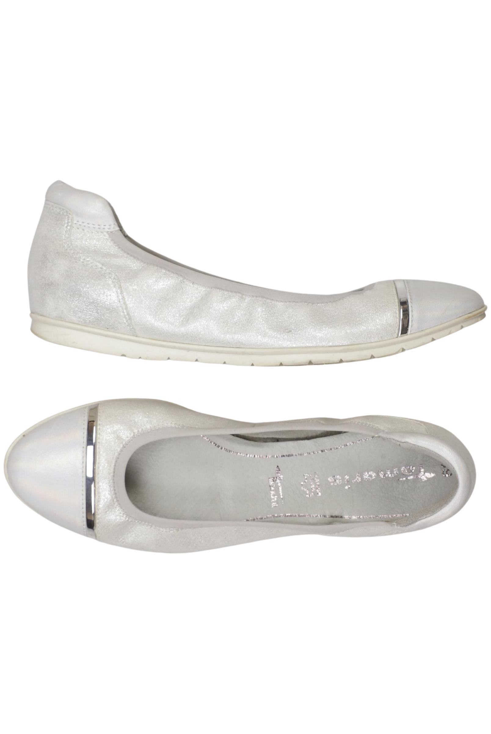 

Tamaris Damen Ballerinas, silber, Gr. 39