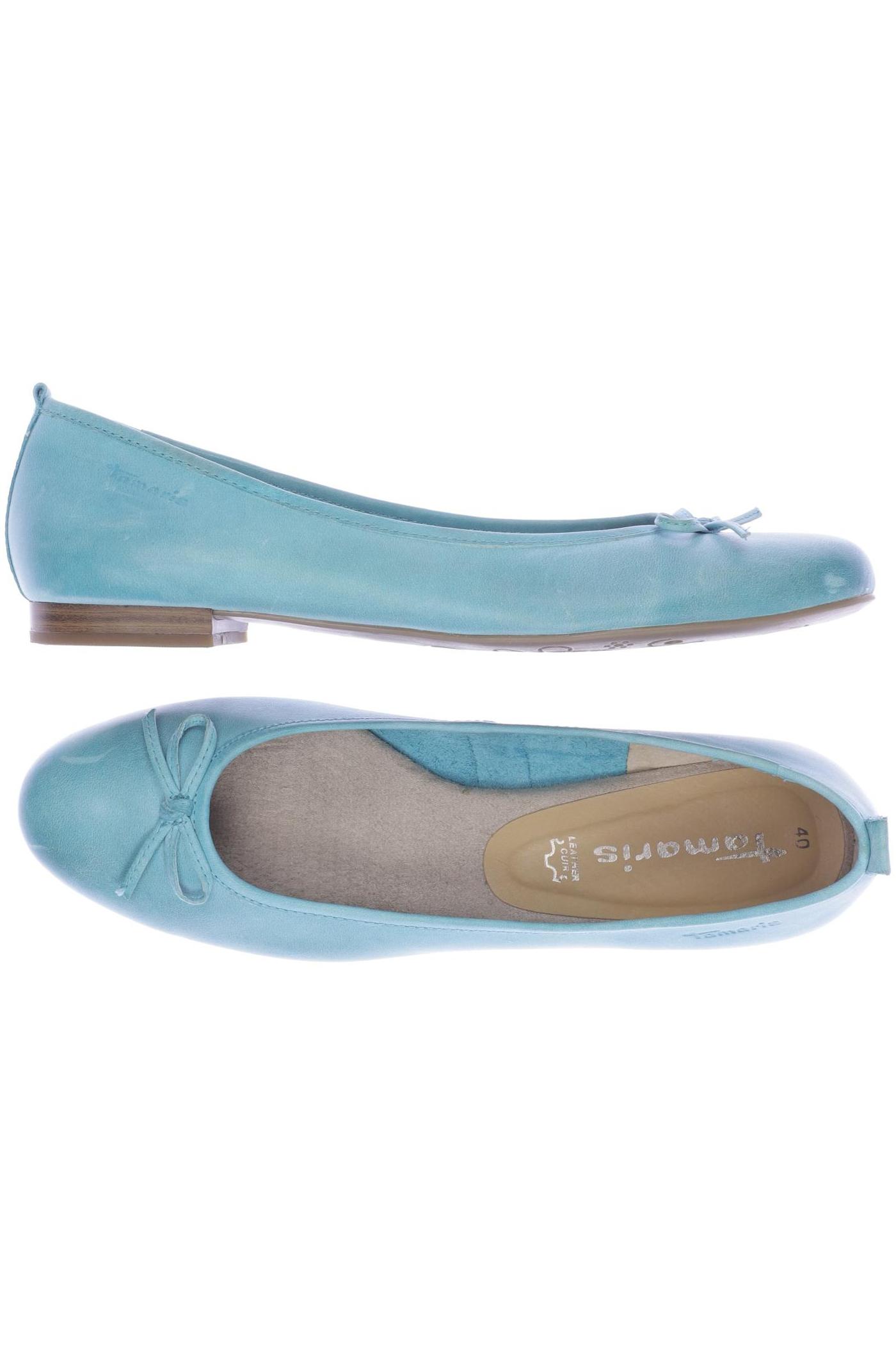 

Tamaris Damen Ballerinas, blau, Gr. 40