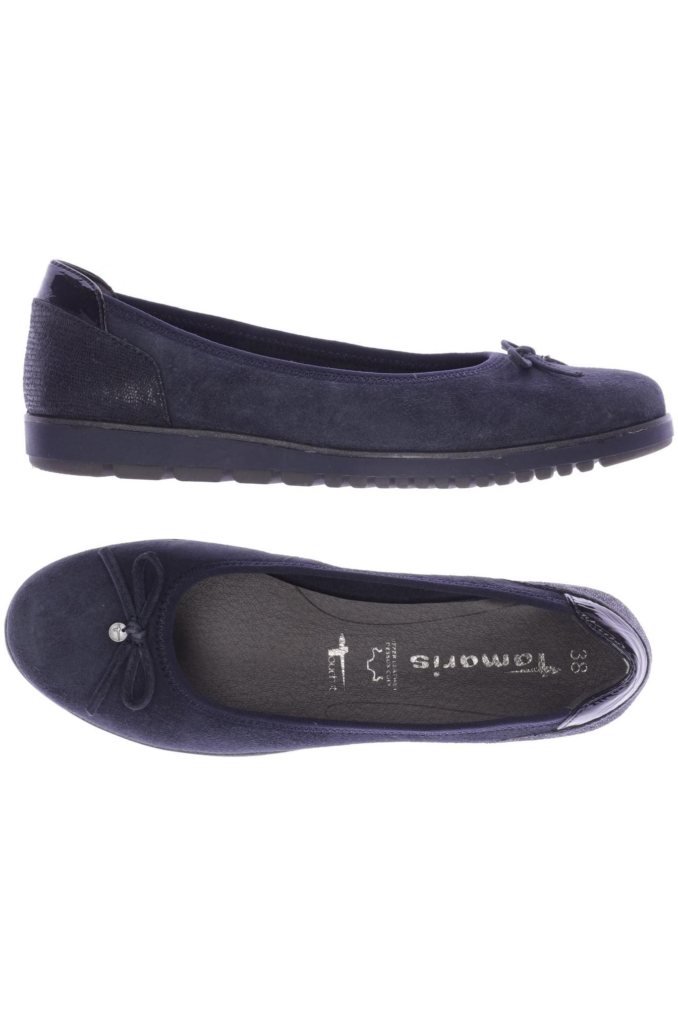 

Tamaris Damen Ballerinas, marineblau, Gr. 38
