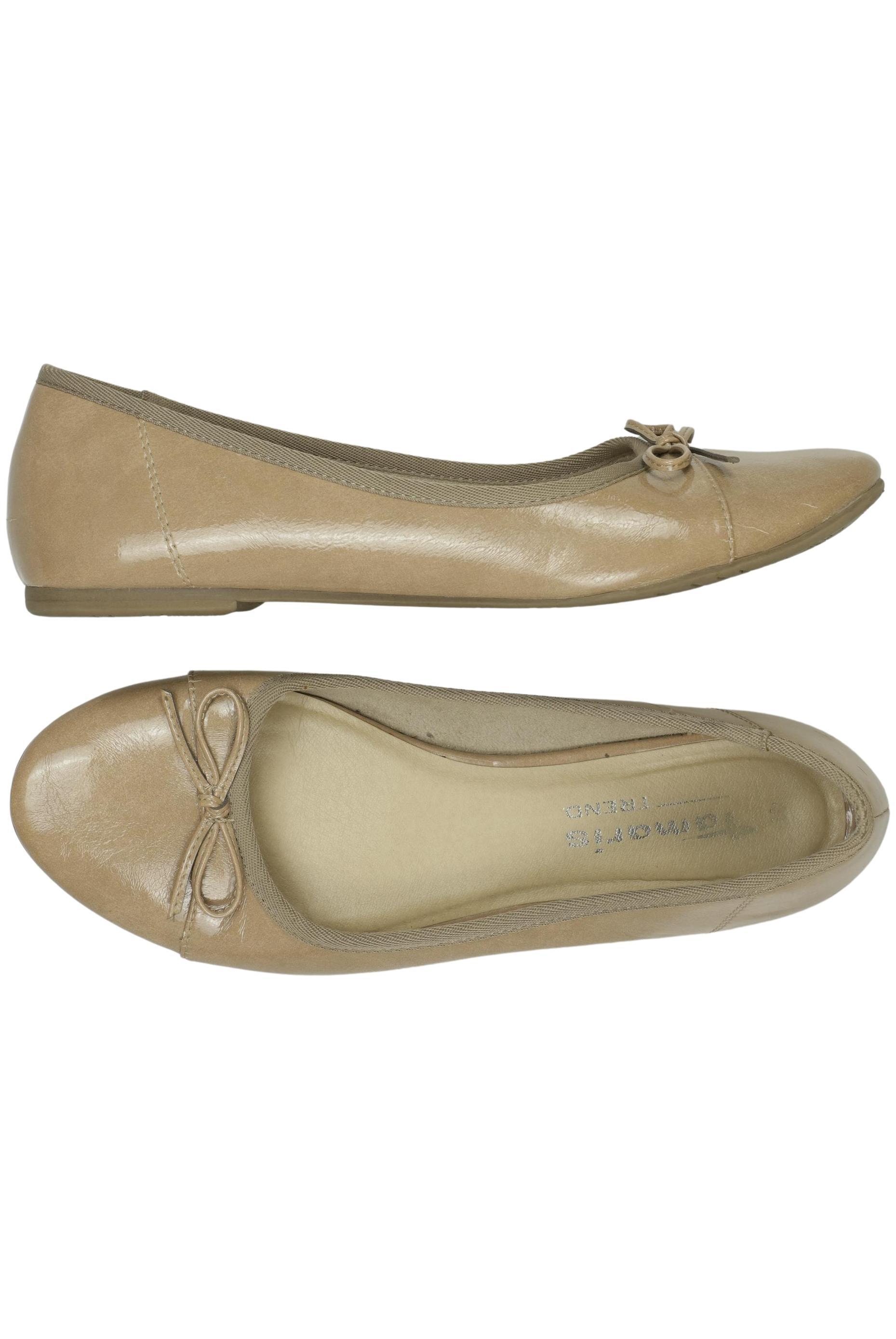 

Tamaris Damen Ballerinas, beige, Gr. 41