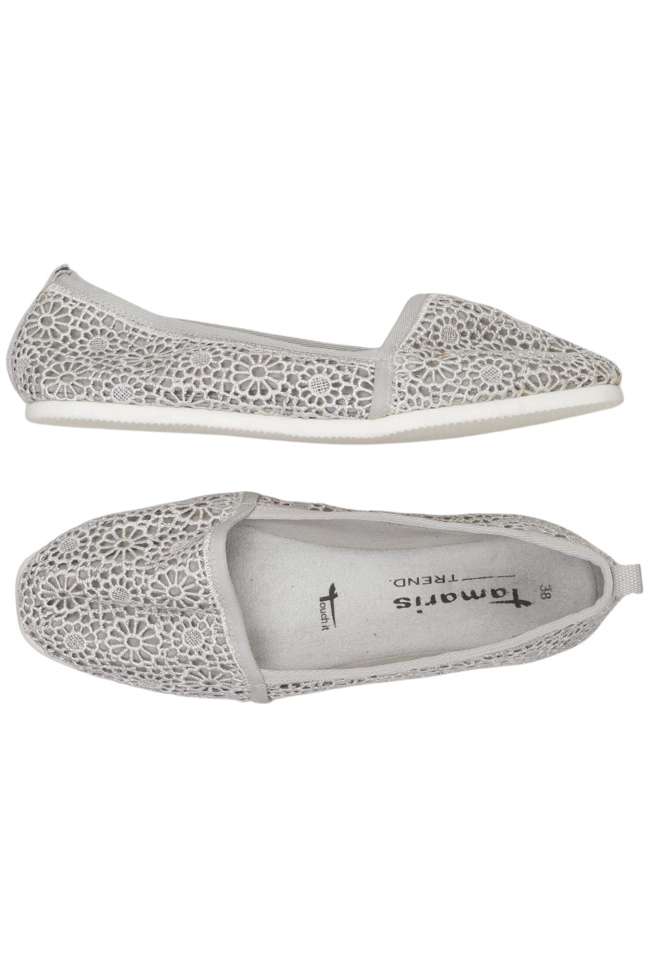 

Tamaris Damen Ballerinas, grau, Gr. 38