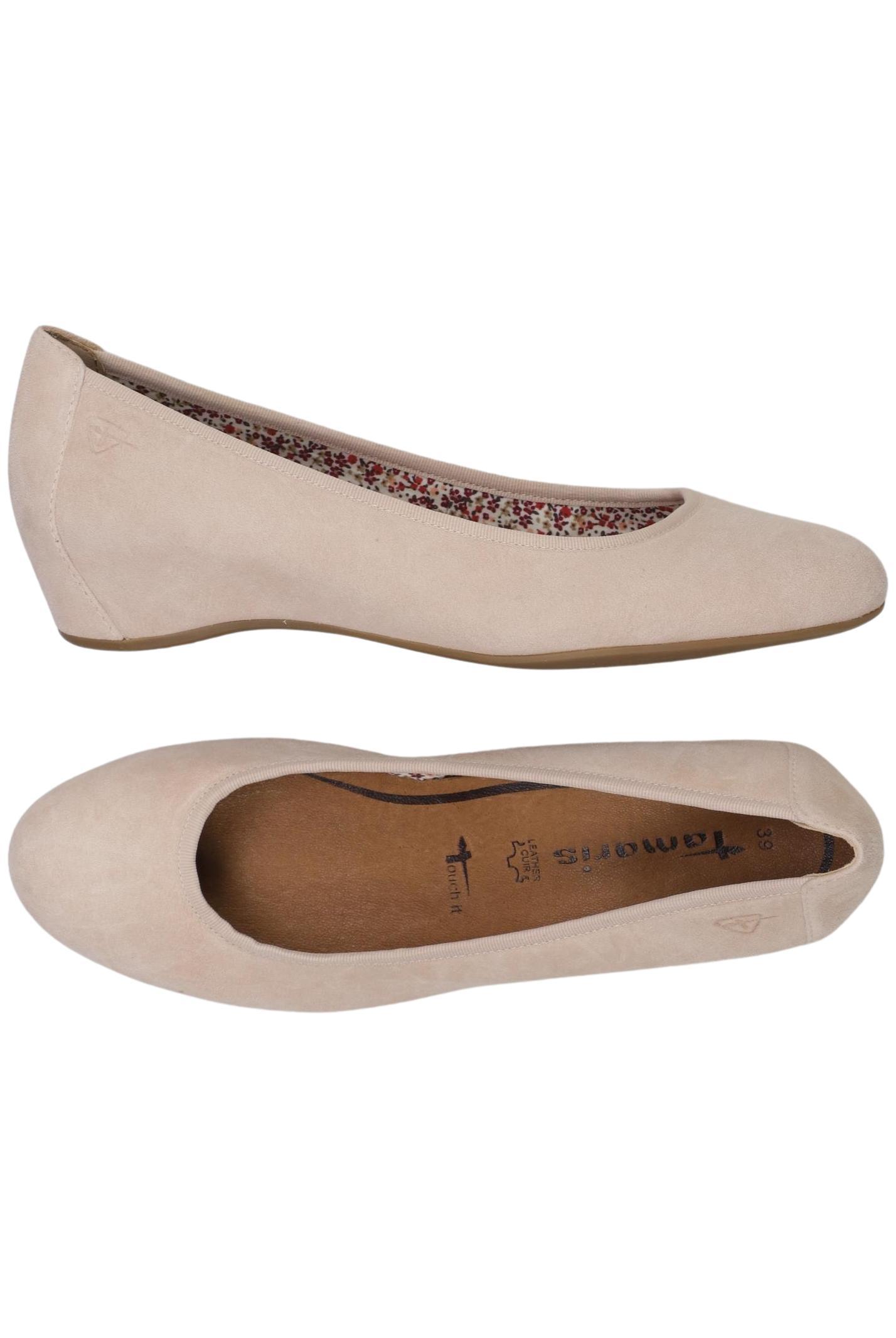 

Tamaris Damen Ballerinas, beige, Gr. 39