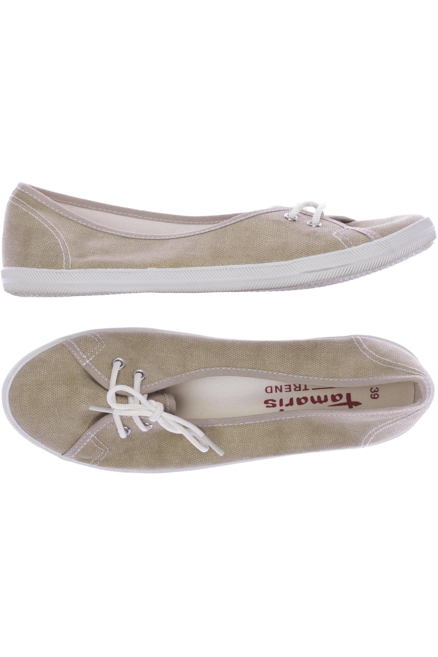 

Tamaris Damen Ballerinas, beige, Gr. 39