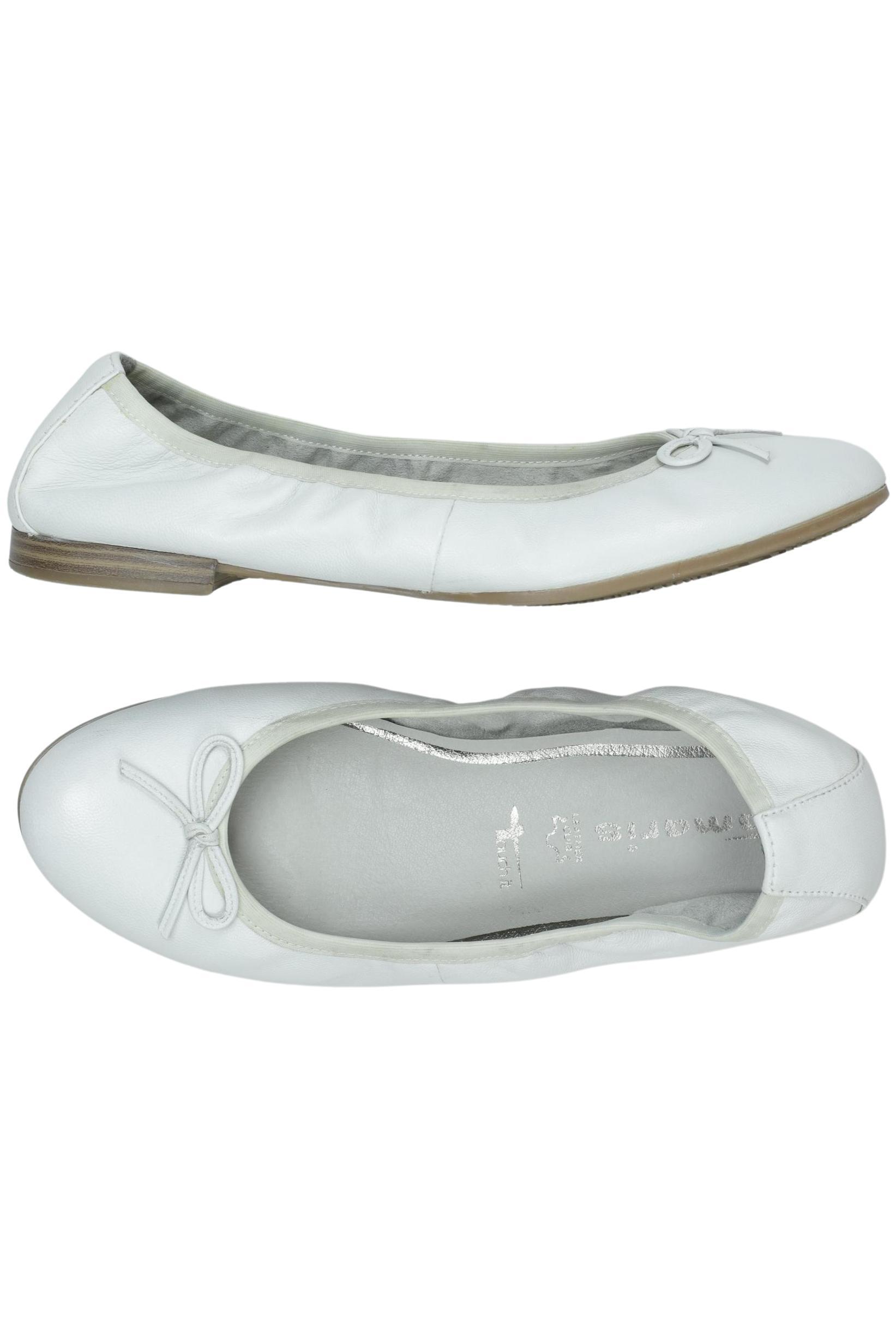 

Tamaris Damen Ballerinas, weiß, Gr. 38