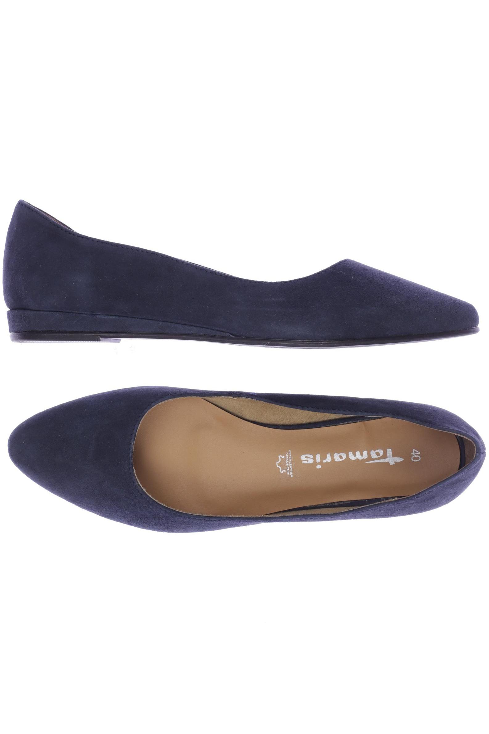 

Tamaris Damen Ballerinas, marineblau, Gr. 40