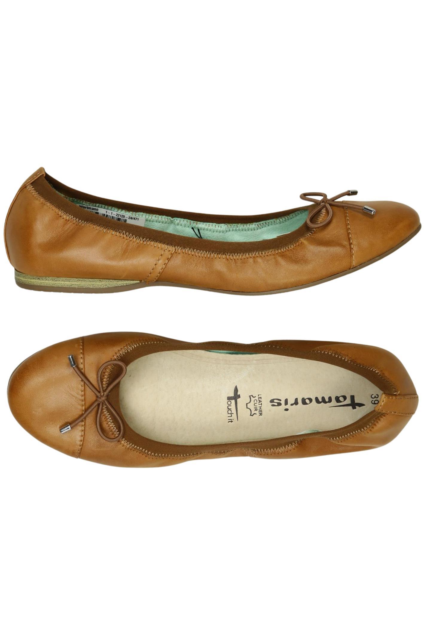 

Tamaris Damen Ballerinas, braun, Gr. 39