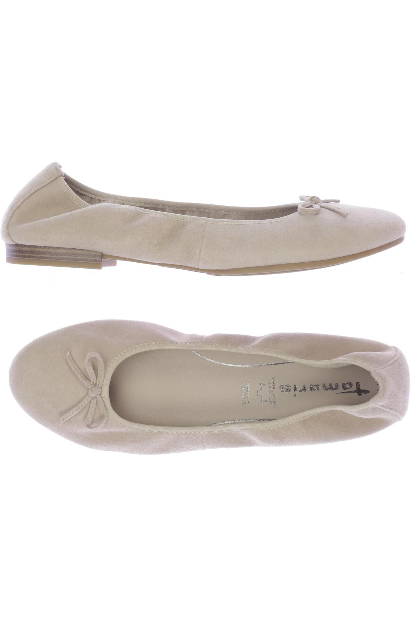 

Tamaris Damen Ballerinas, beige, Gr. 41