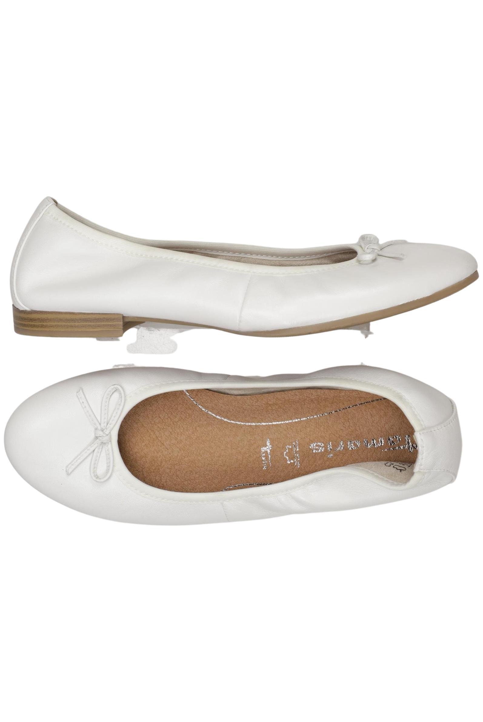 

Tamaris Damen Ballerinas, weiß, Gr. 37