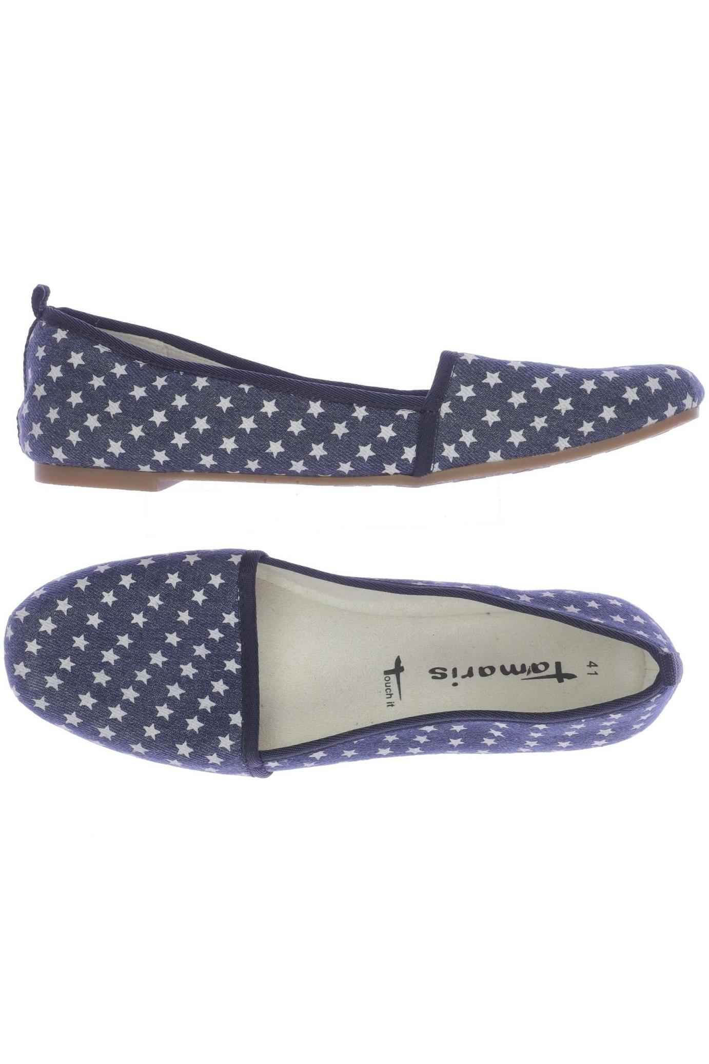 

Tamaris Damen Ballerinas, blau, Gr. 41