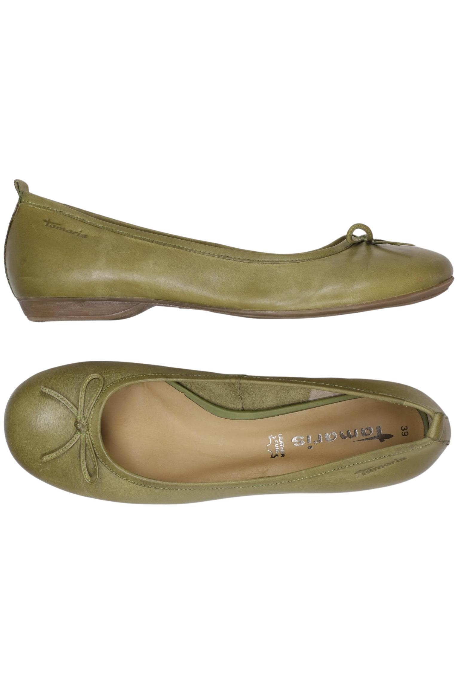 

Tamaris Damen Ballerinas, grün, Gr. 39