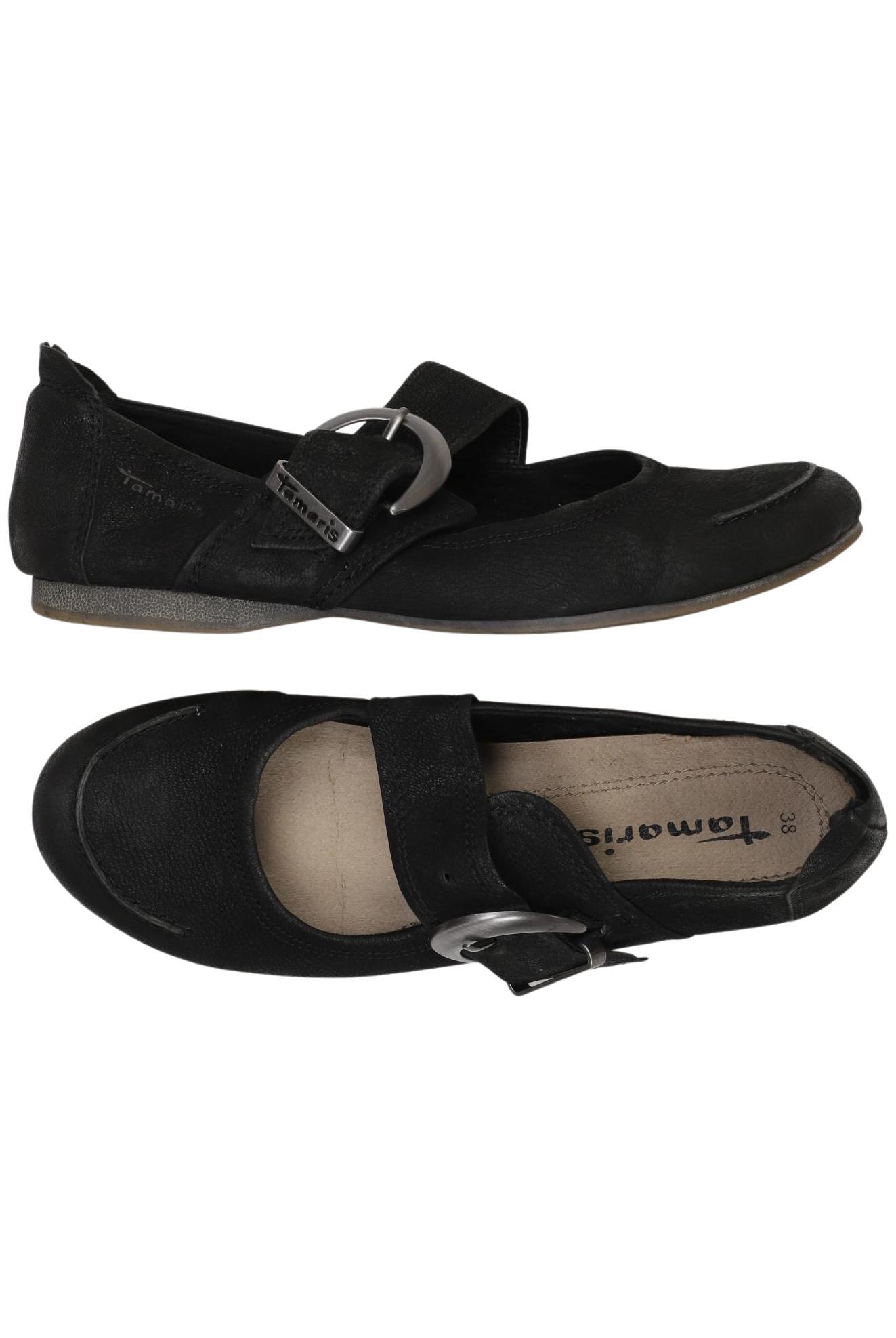 

Tamaris Damen Ballerinas, schwarz, Gr. 38