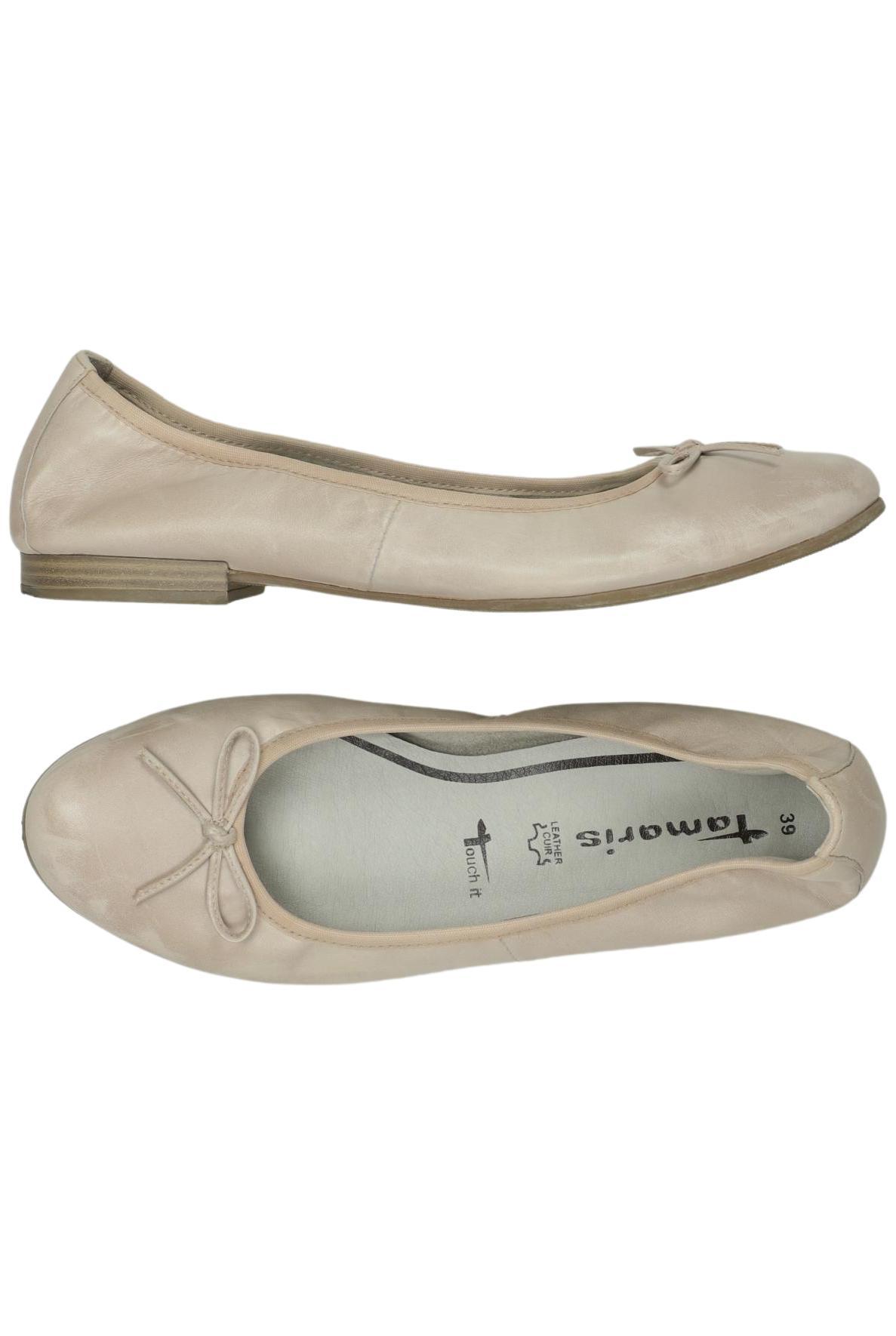 

Tamaris Damen Ballerinas, beige, Gr. 39