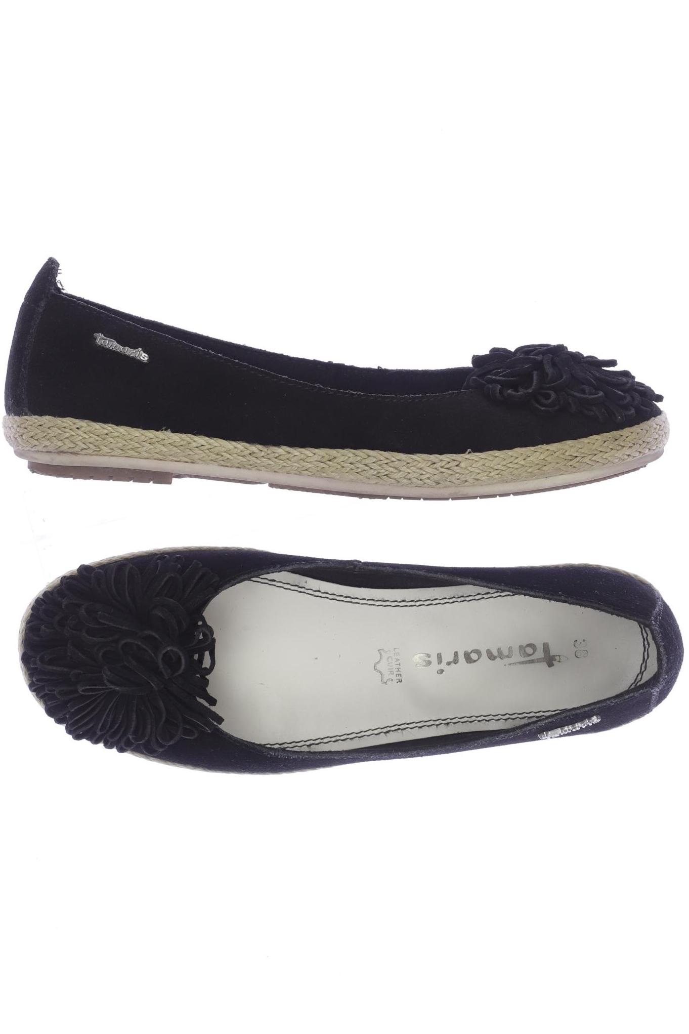 

Tamaris Damen Ballerinas, schwarz, Gr. 38