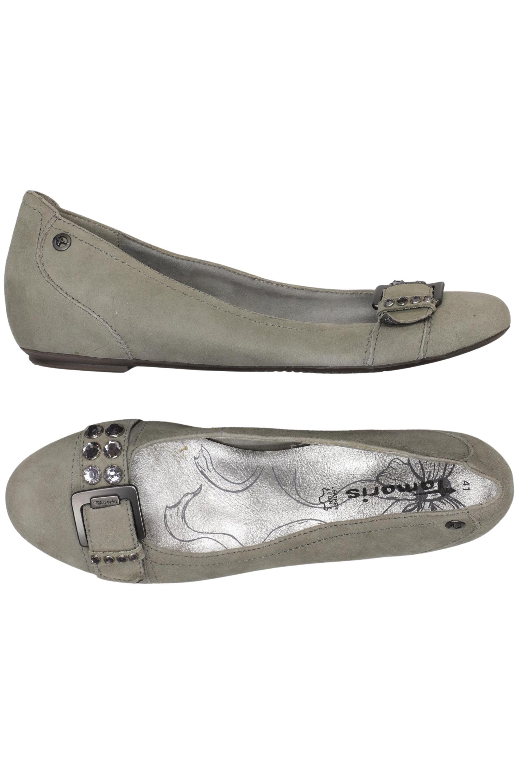 

Tamaris Damen Ballerinas, grau, Gr. 41