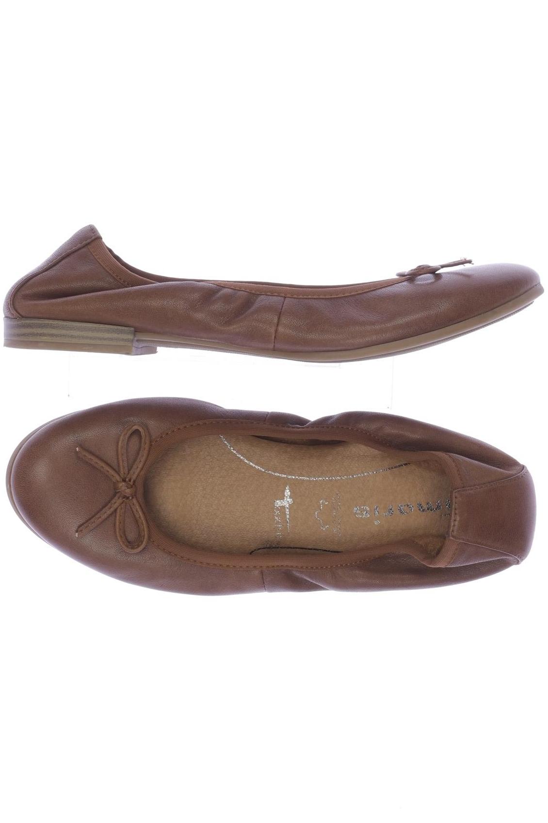 

Tamaris Damen Ballerinas, braun, Gr. 36