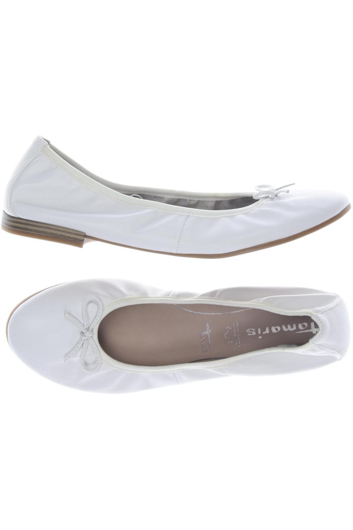 

Tamaris Damen Ballerinas, weiß, Gr. 41